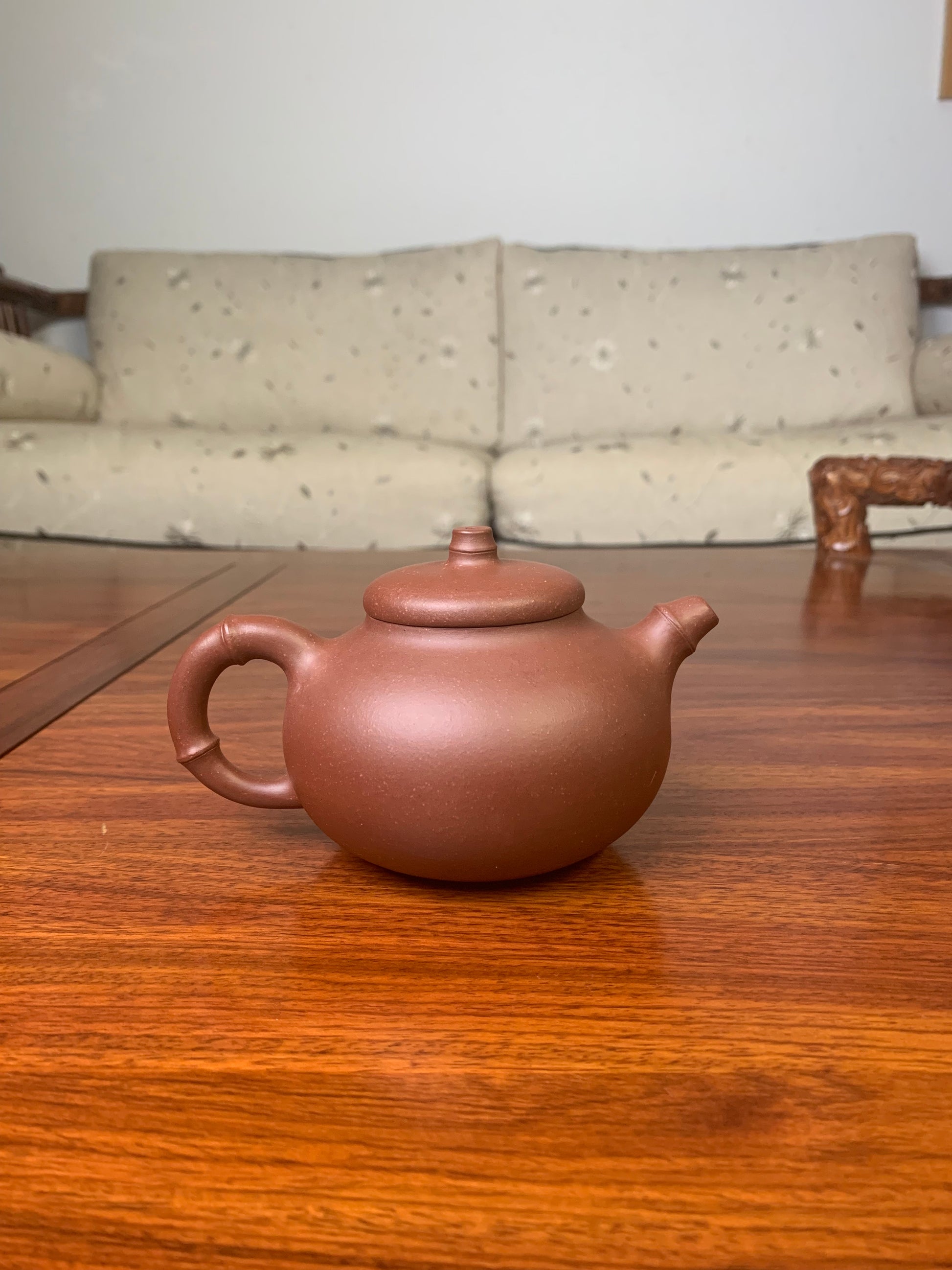 Art teapots named bamboo back