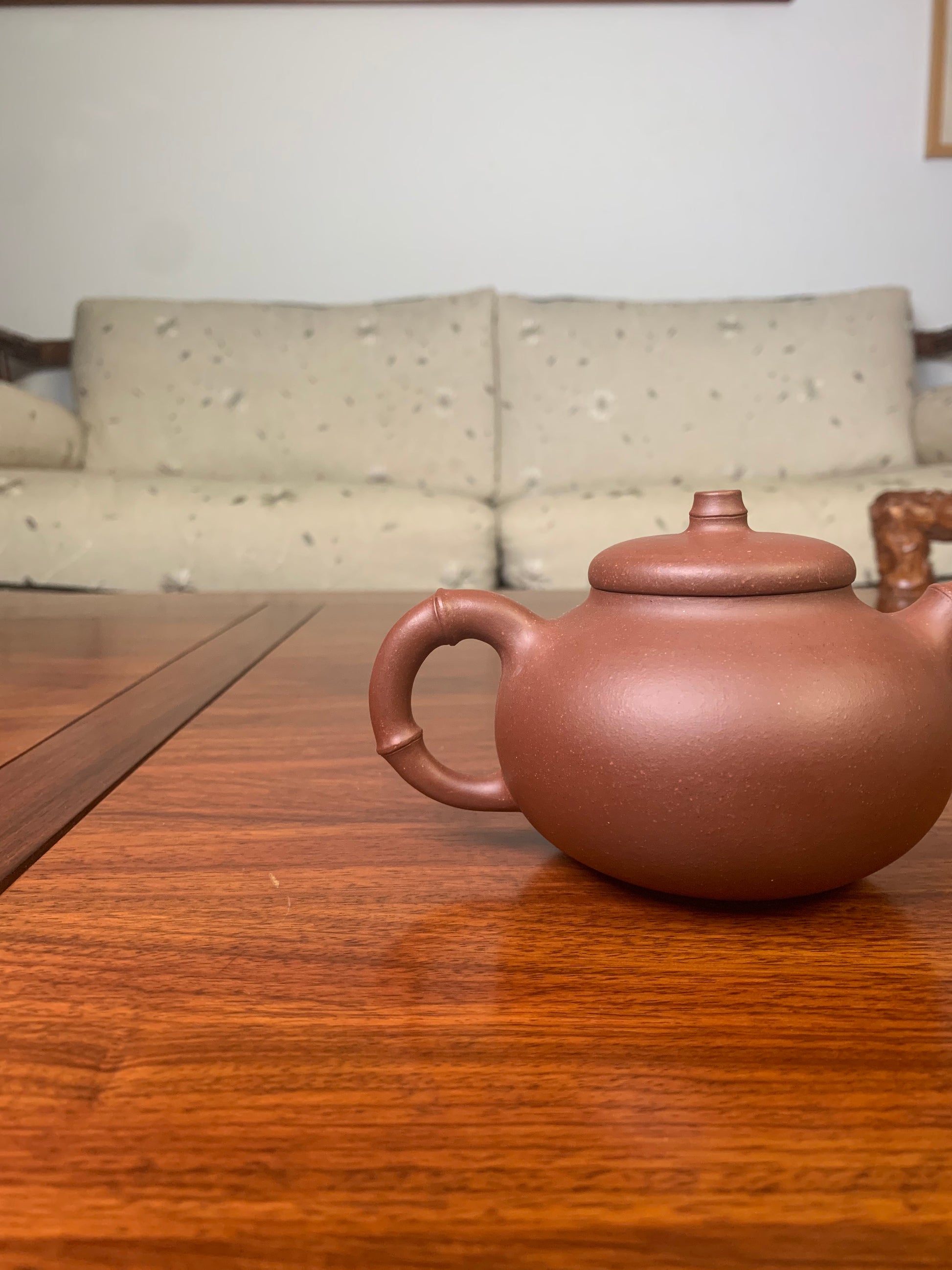 Art teapots named bamboo handle 2