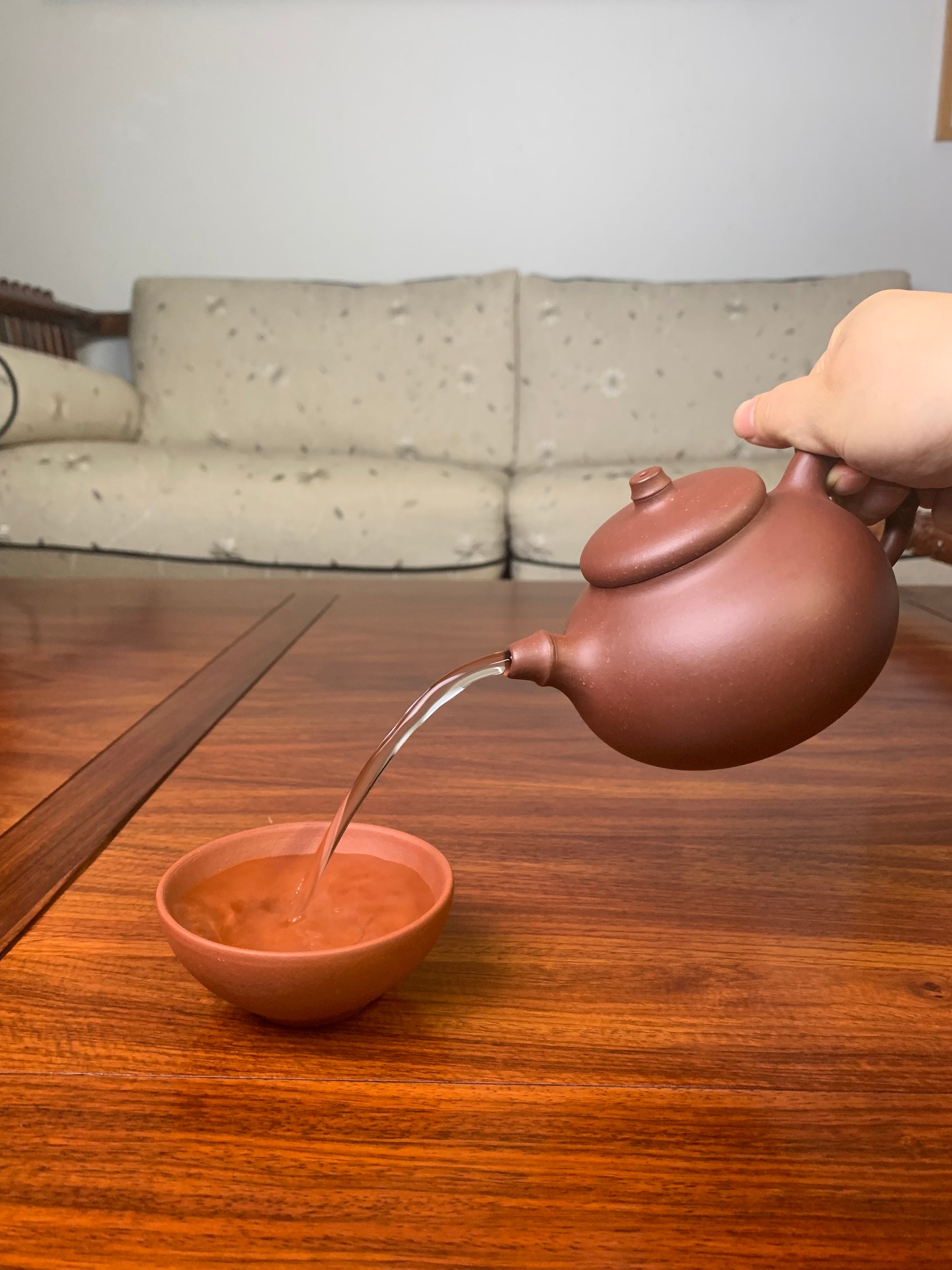 Art teapots named bamboo pour