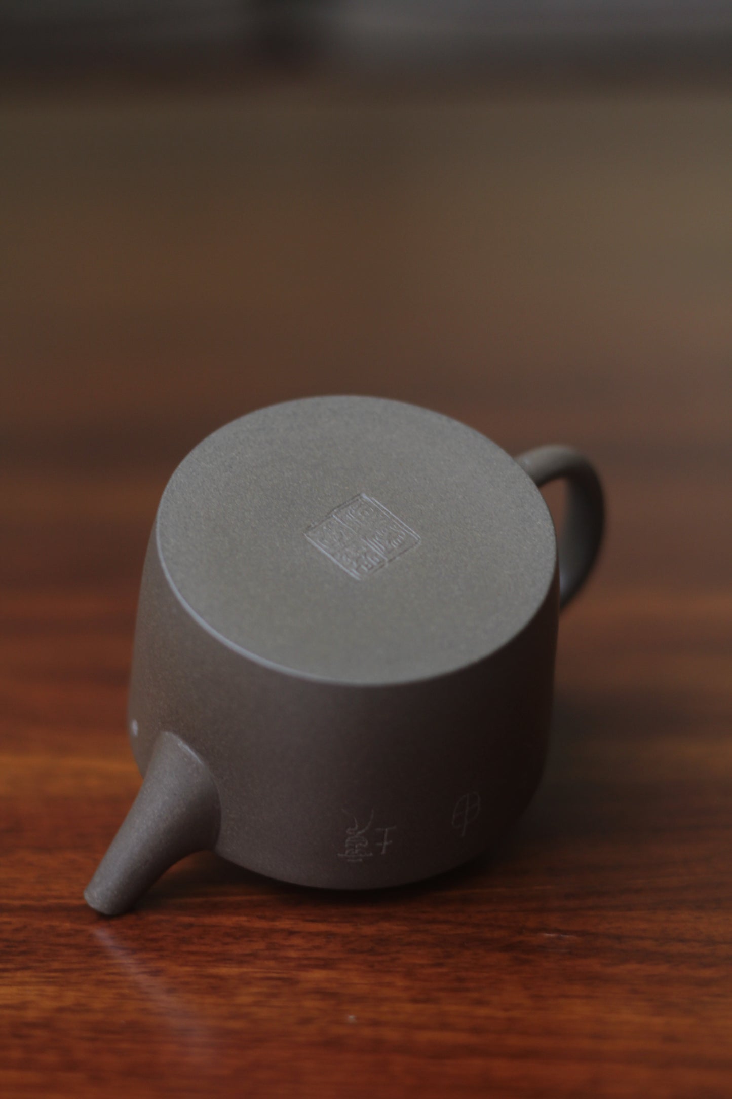 Clay teapot snow bamboo seal mark