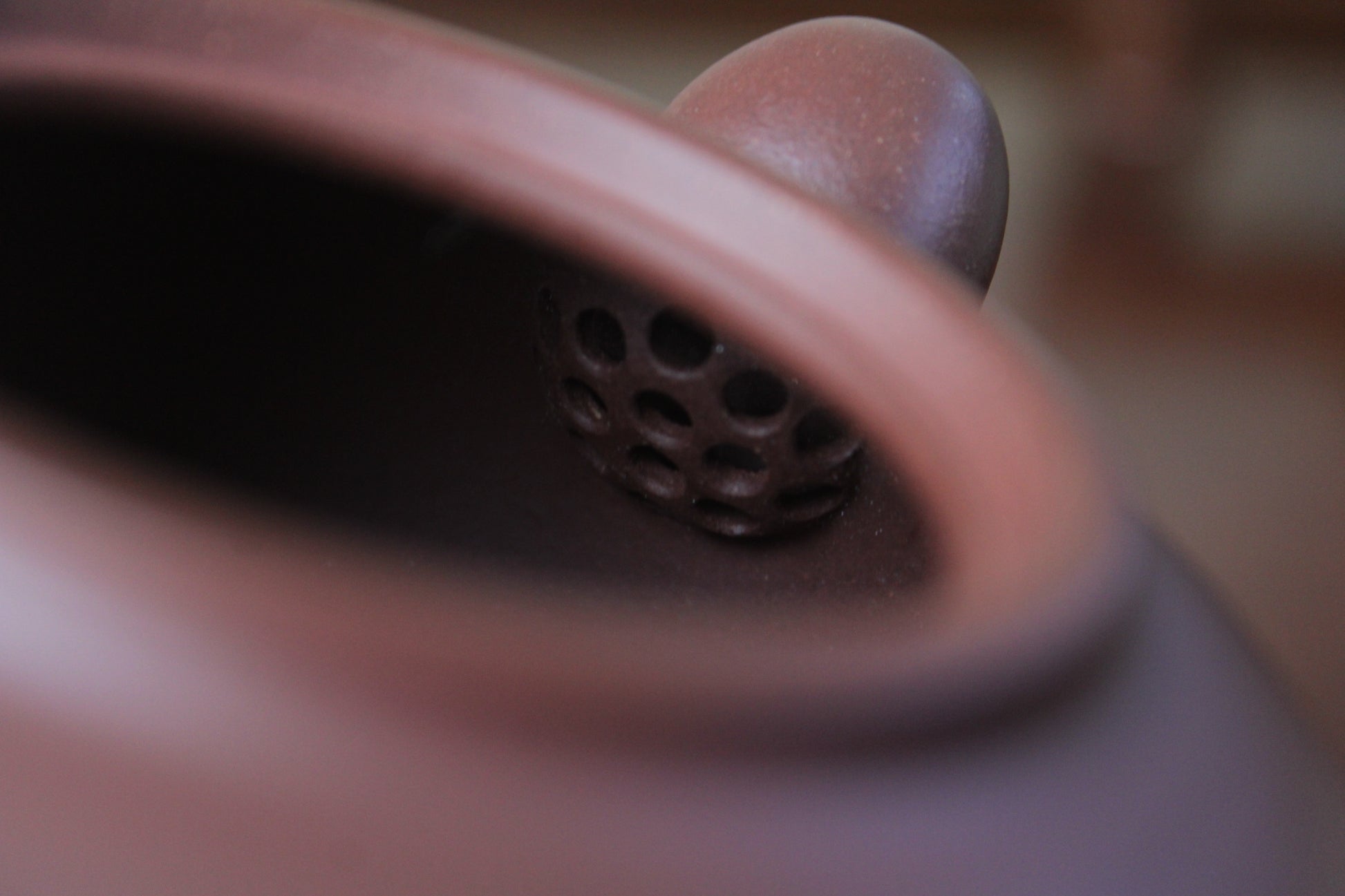 yixing teapot vintage collectible fully handmade filter