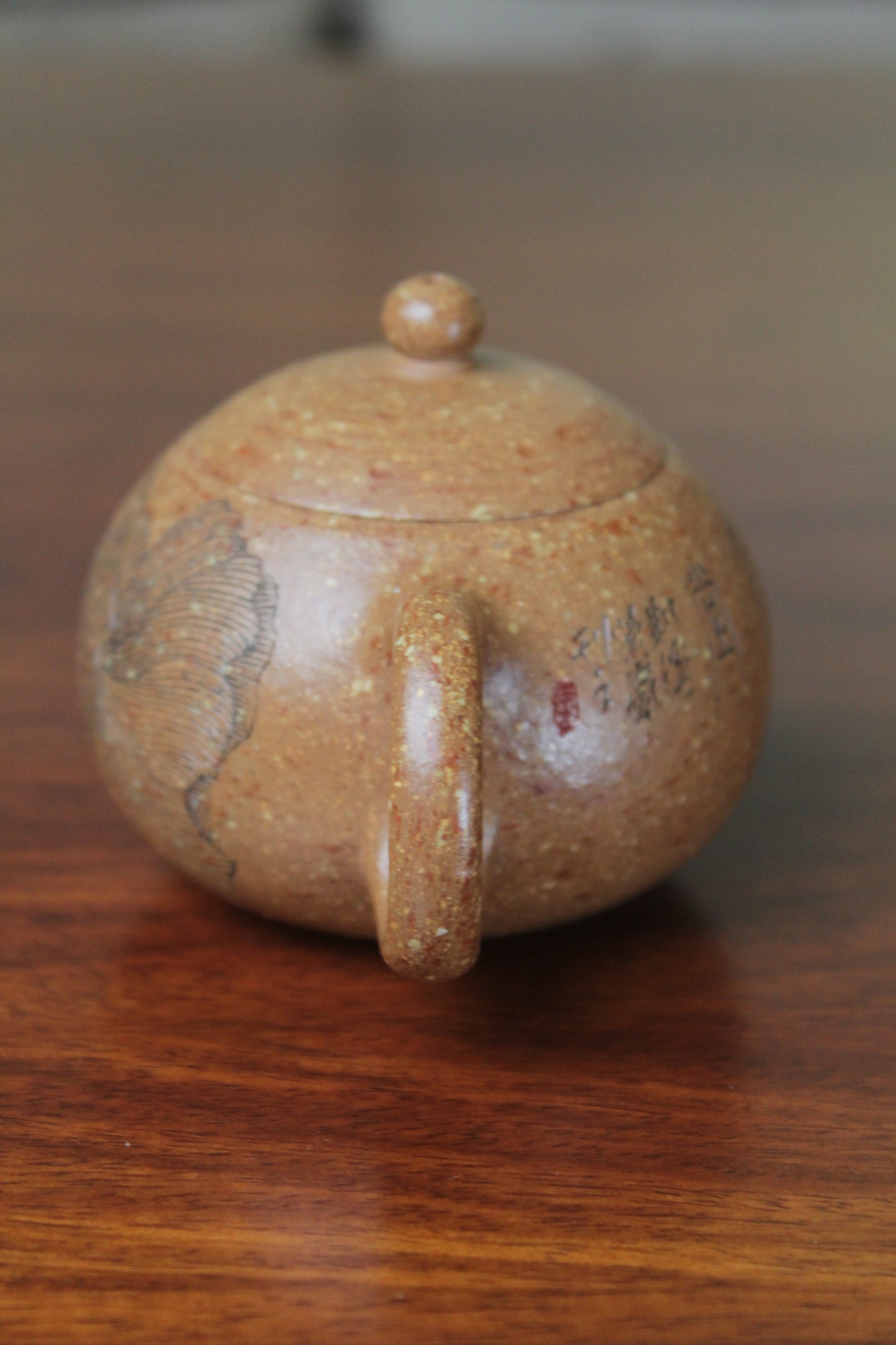 Xi shi teapot Yixing clay teapot handle