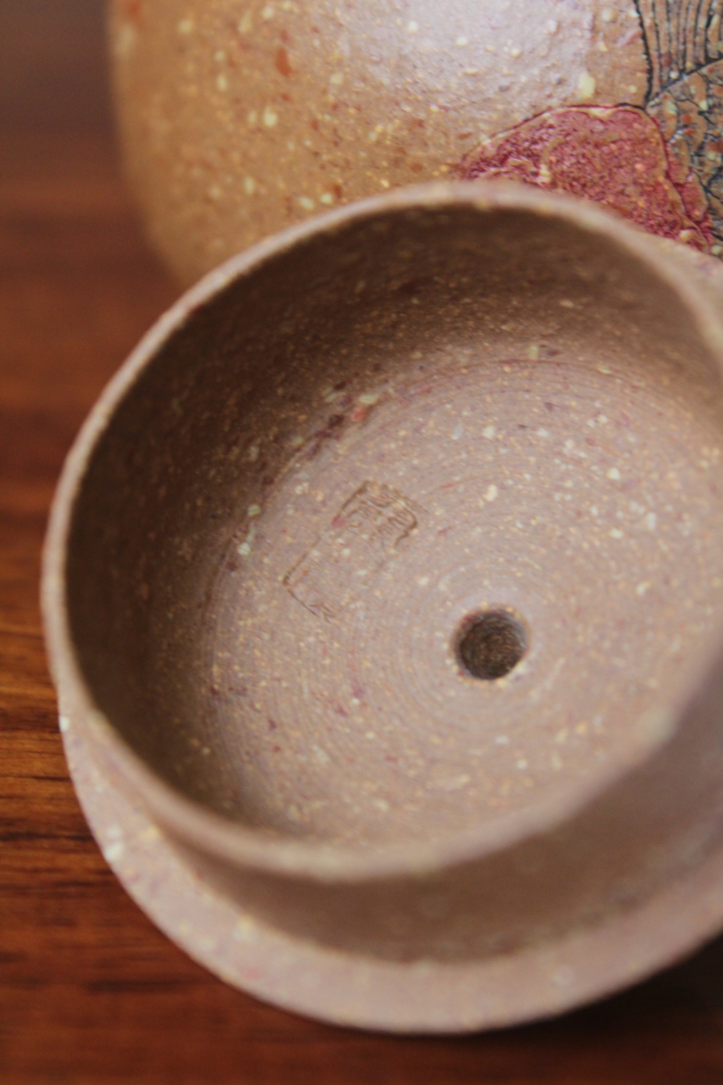 xi shi teapot Yixing clay teapot lid mark
