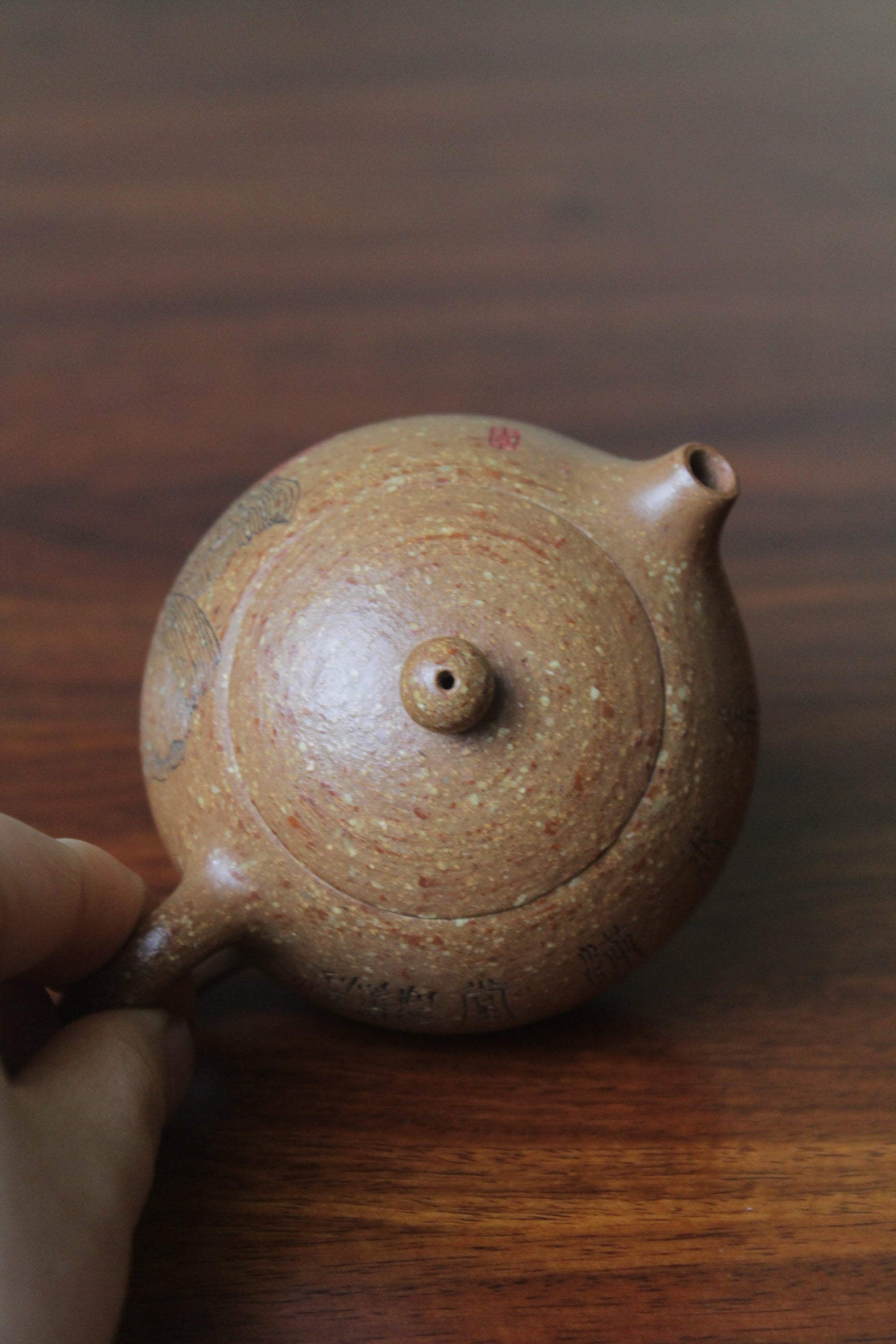 xi shi teapot Yixing clay teapot top