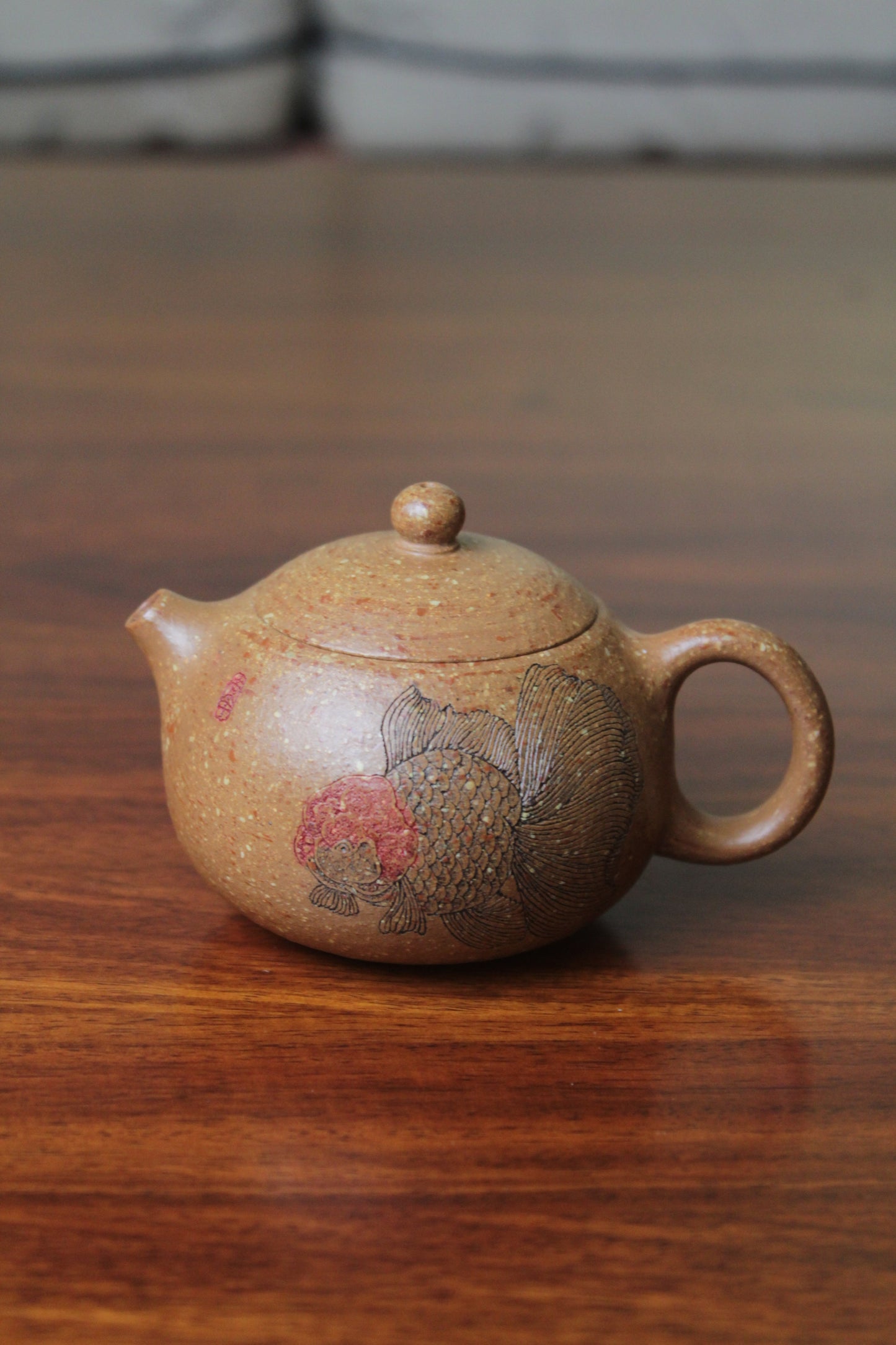 xi shi teapot Yixing clay teapot front