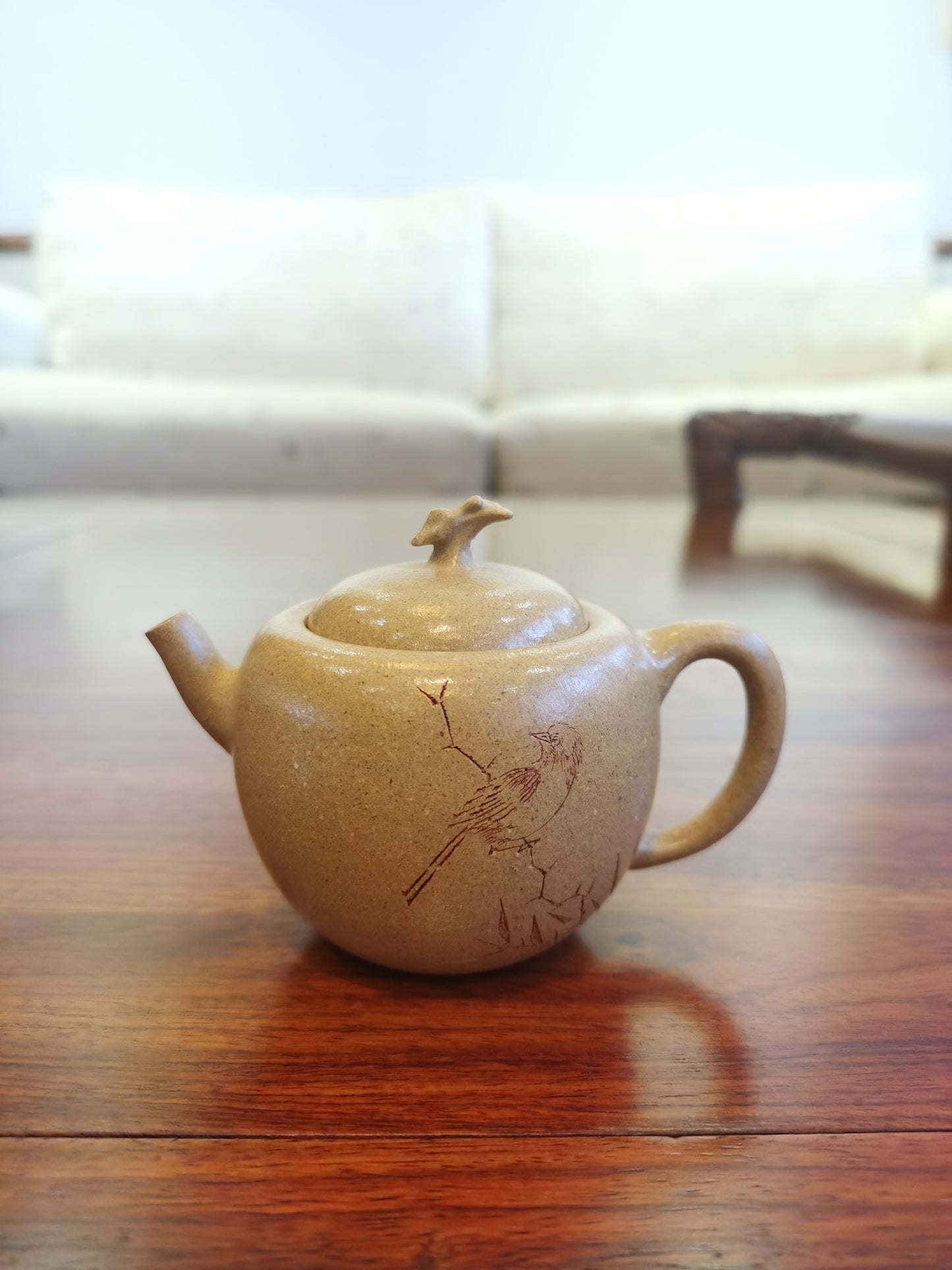 The no worries (无烦恼) 115ml Gu Fa Lian ni (Most Archaic Clay Forming) aged Duan Ni clay full handmade