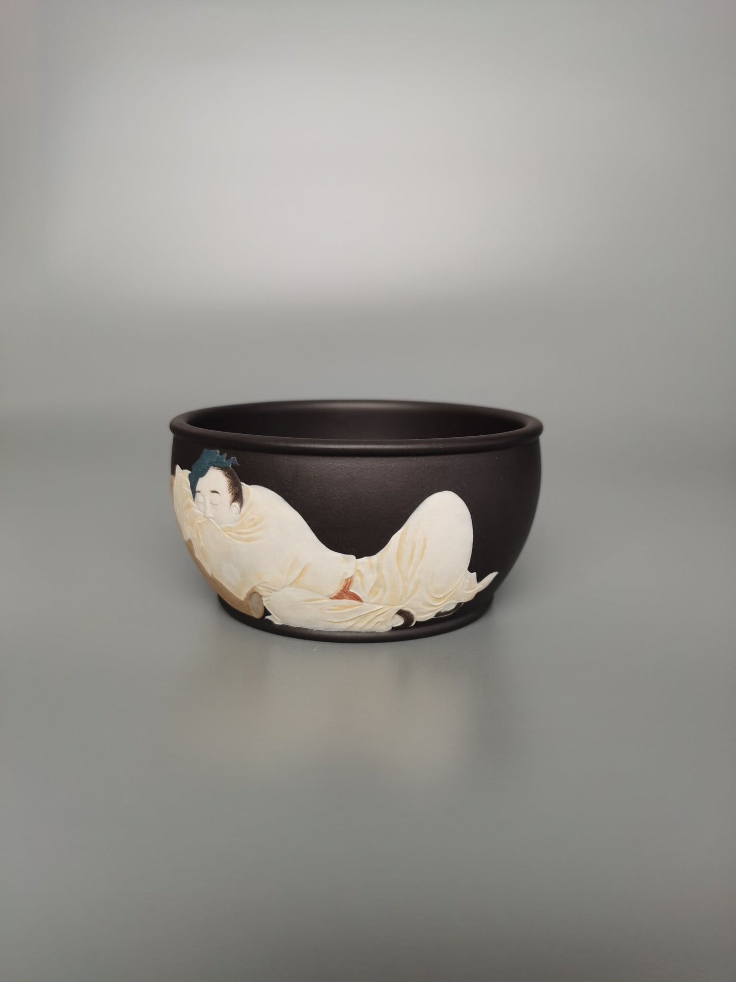 Vintage tea cups named li bai from zisha art gallery, left | Siyutao Teacup