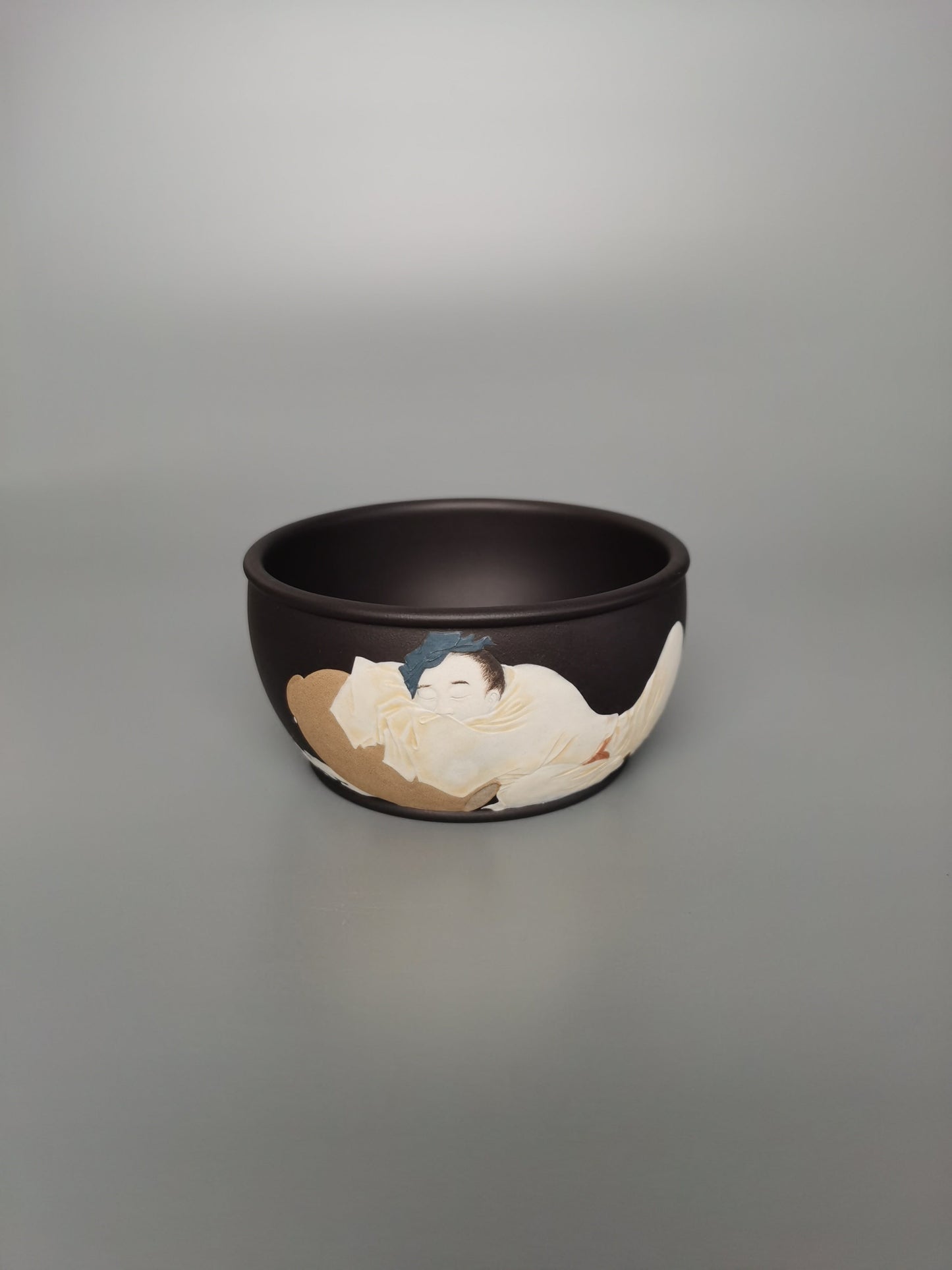 Vintage tea cups named li bai from zisha art gallery, detail | Siyutao Teacup