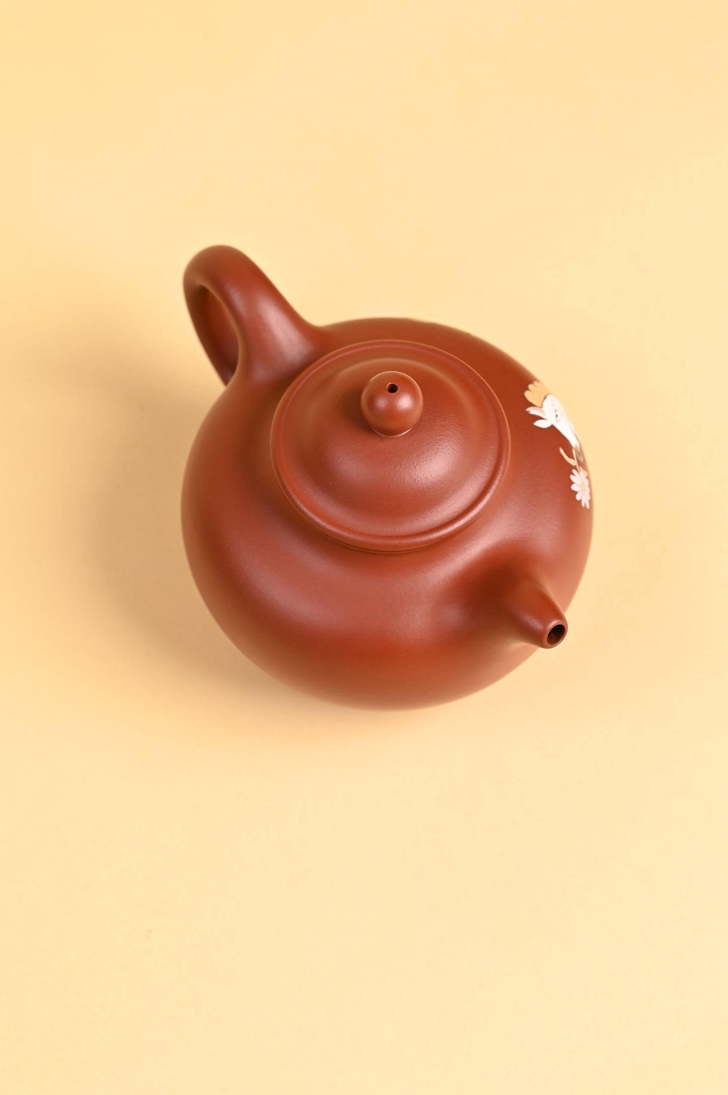 Yi shing teapot for sale handmade lid detail