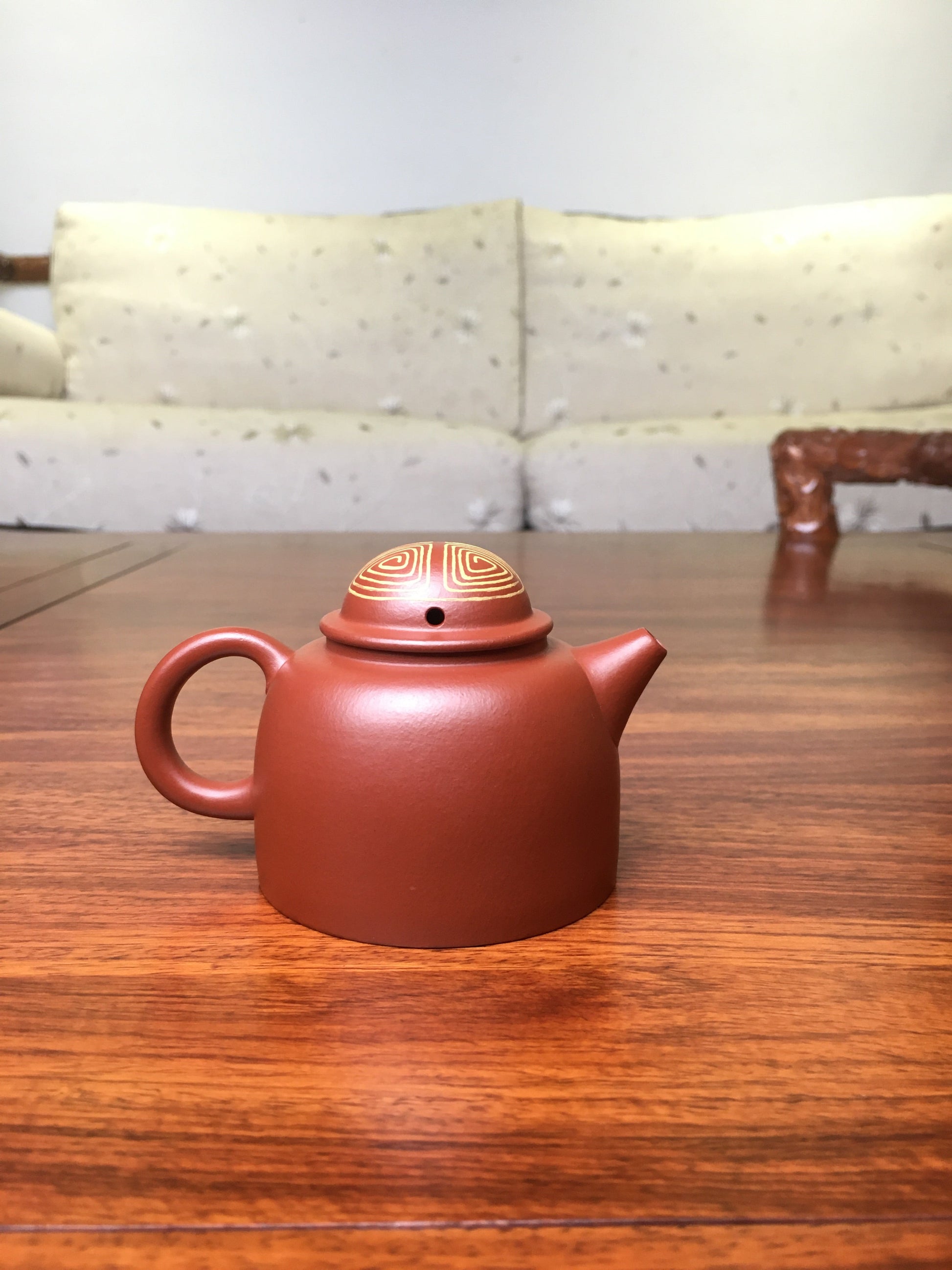 Artwork Yixing teapot Sea turtles 110ml fully handmade by Jing Hu - SiYuTao Teapot