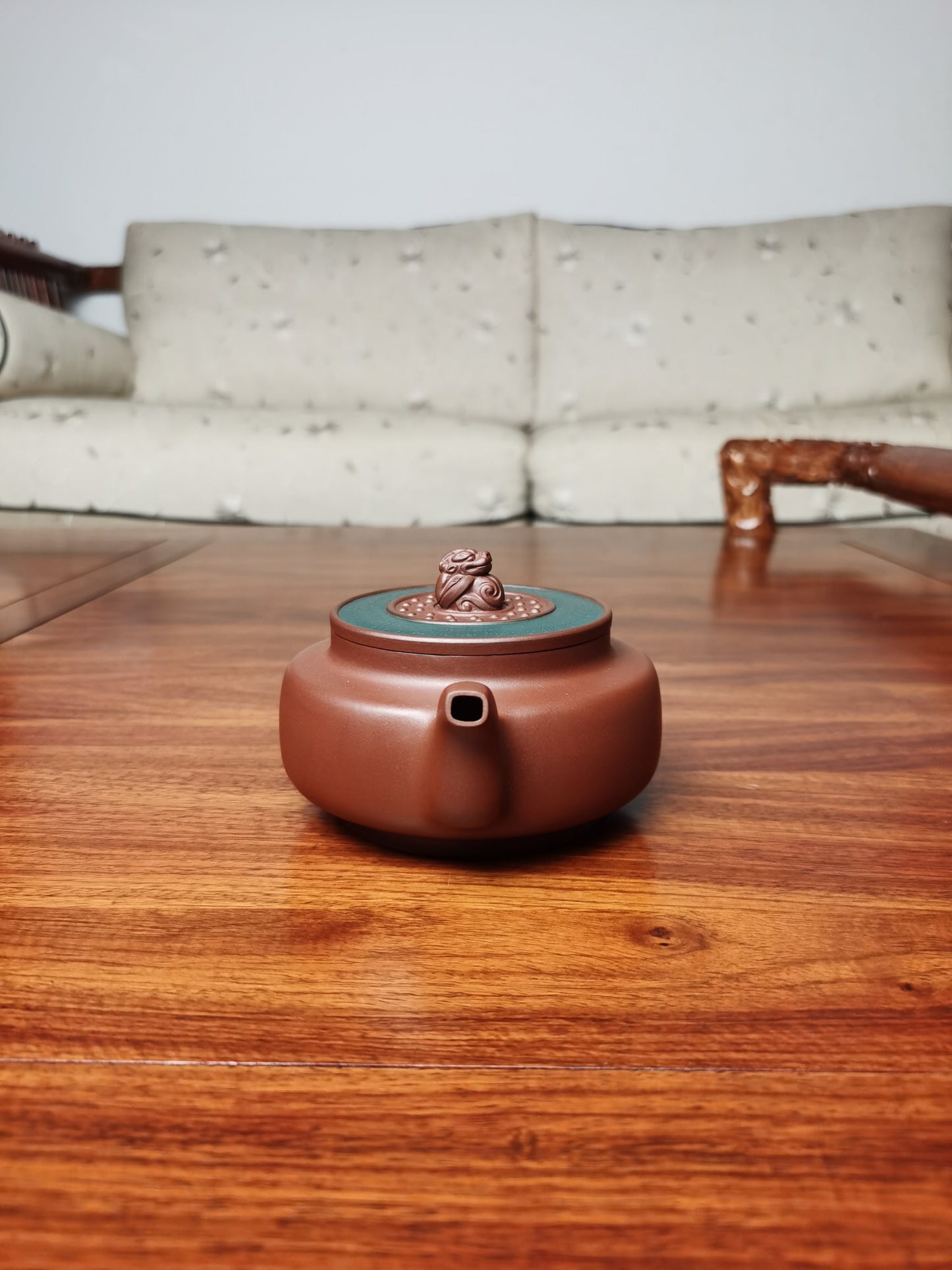 Artwork Yixing teapot Yu Jue 280ml fully handmade - SiYuTao Teapot