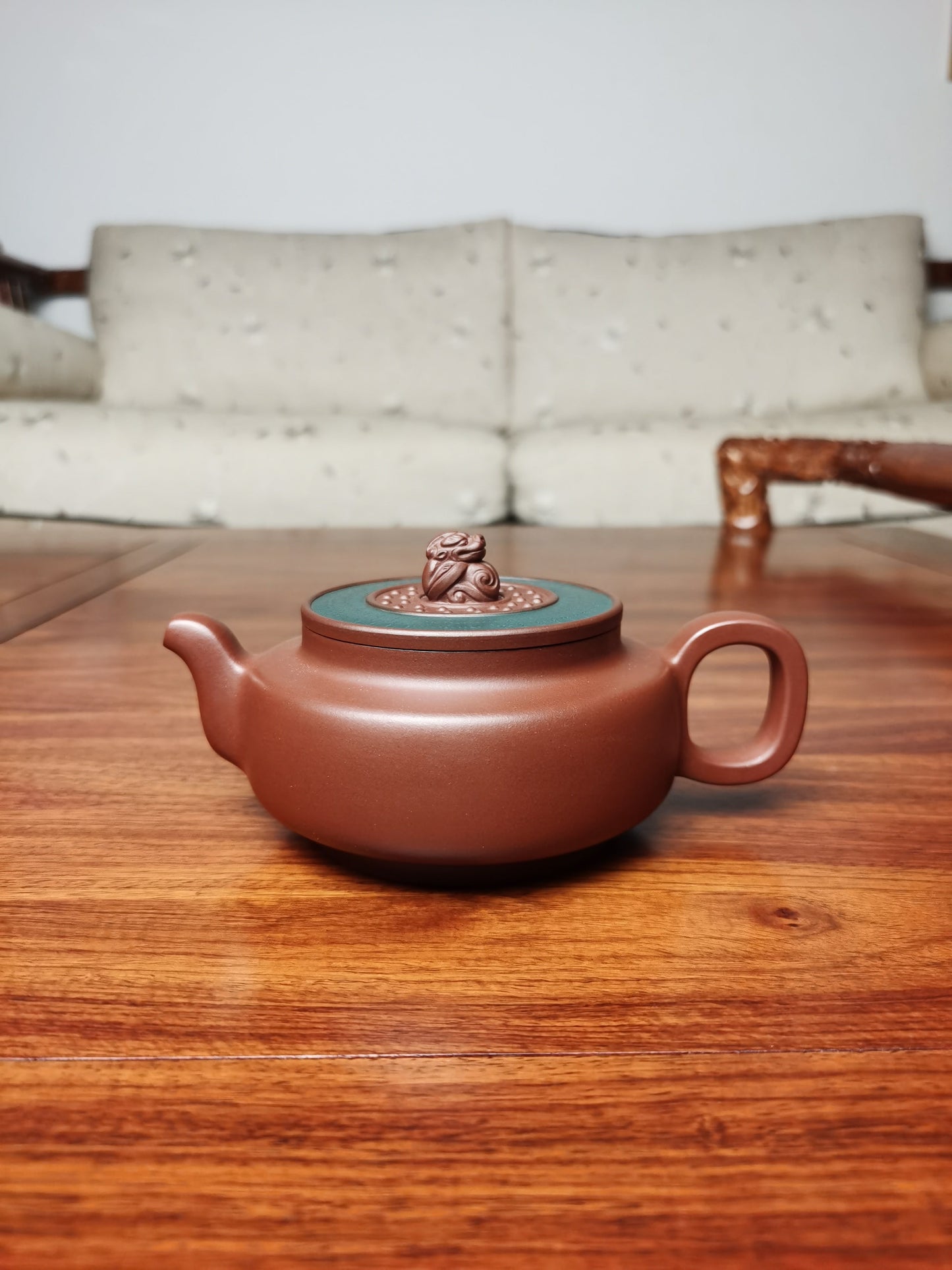Artwork Yixing teapot Yu Jue 280ml fully handmade - SiYuTao Teapot