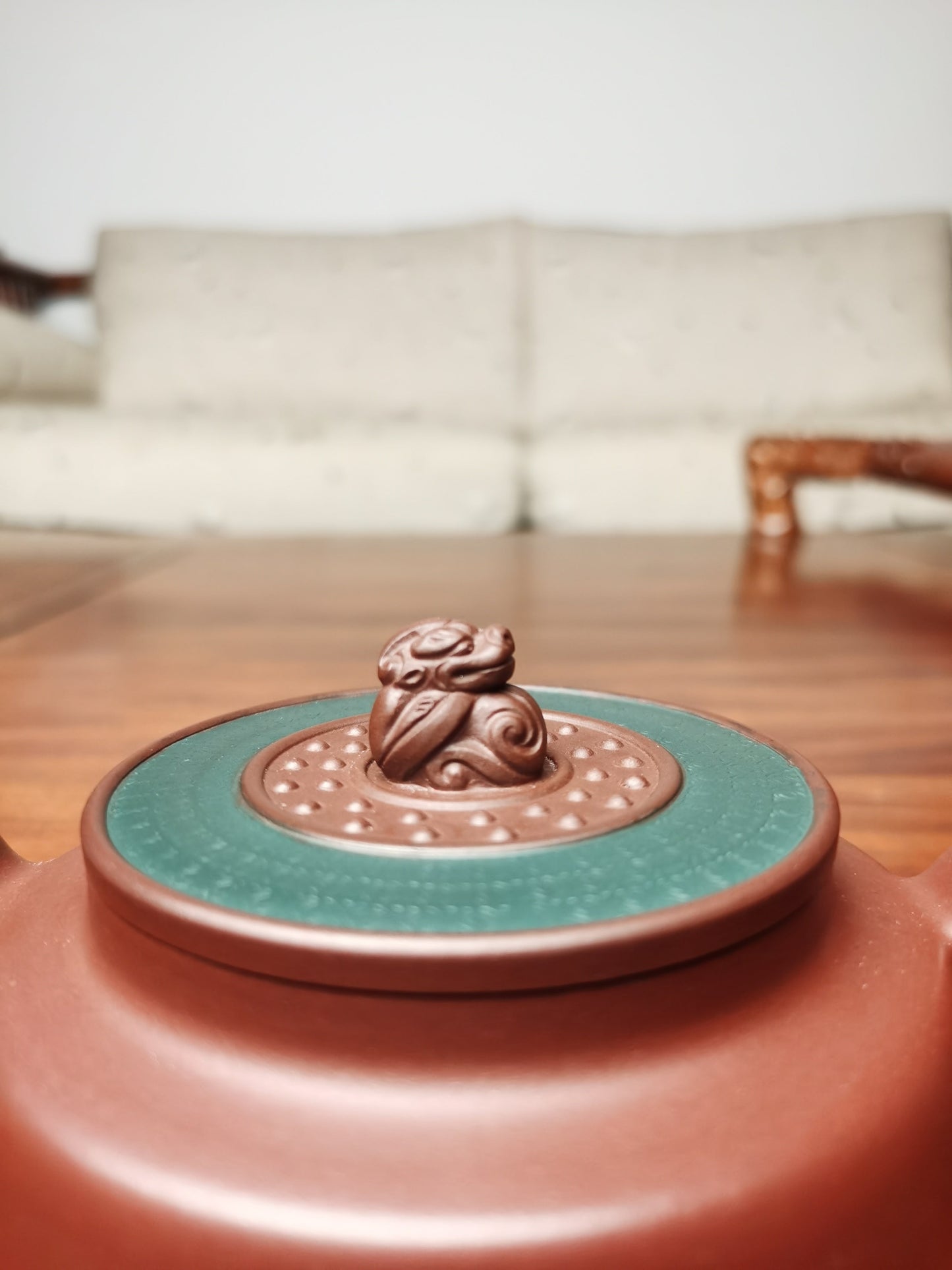 Artwork Yixing teapot Yu Jue 280ml fully handmade - SiYuTao Teapot