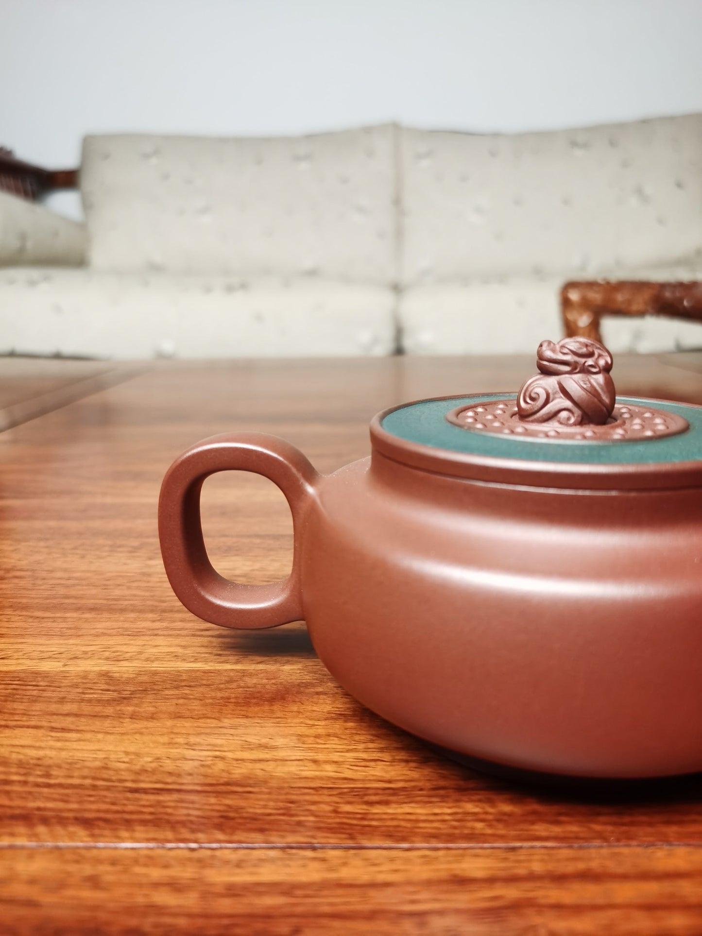 Artwork Yixing teapot Yu Jue 280ml fully handmade - SiYuTao Teapot