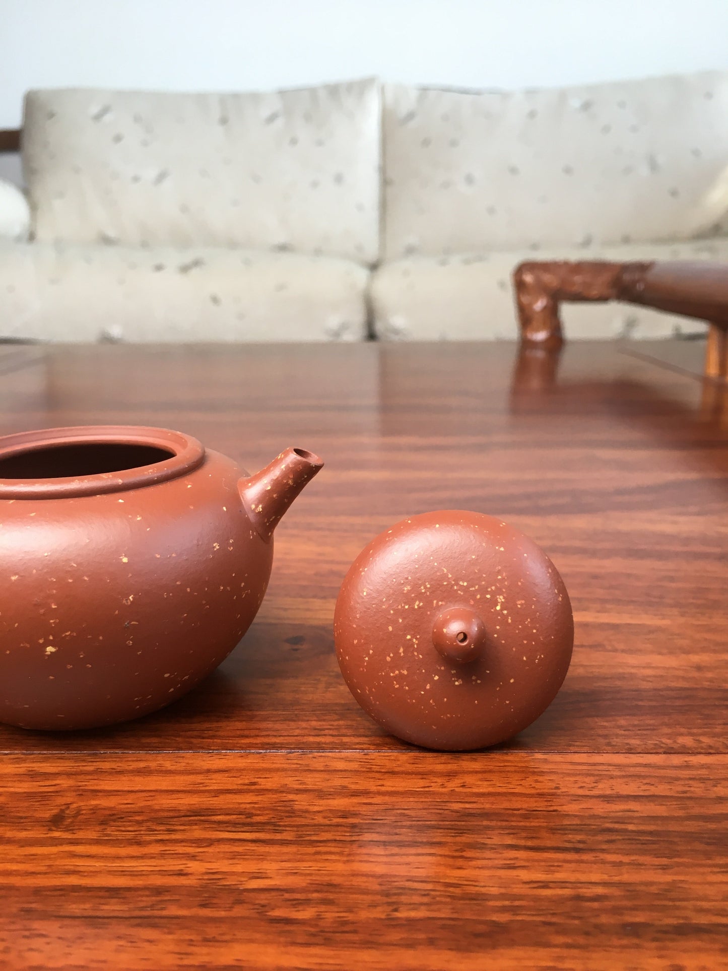 Artwork yixing teapot Yuan Zhu 140ml fully handmade by Ju Fang Tao - SiYuTao Teapot