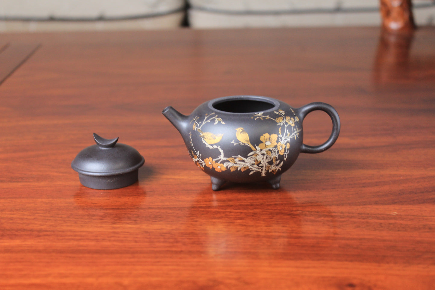 Yixing teapot Ming Yue Reduction Burning & handmade 140ml