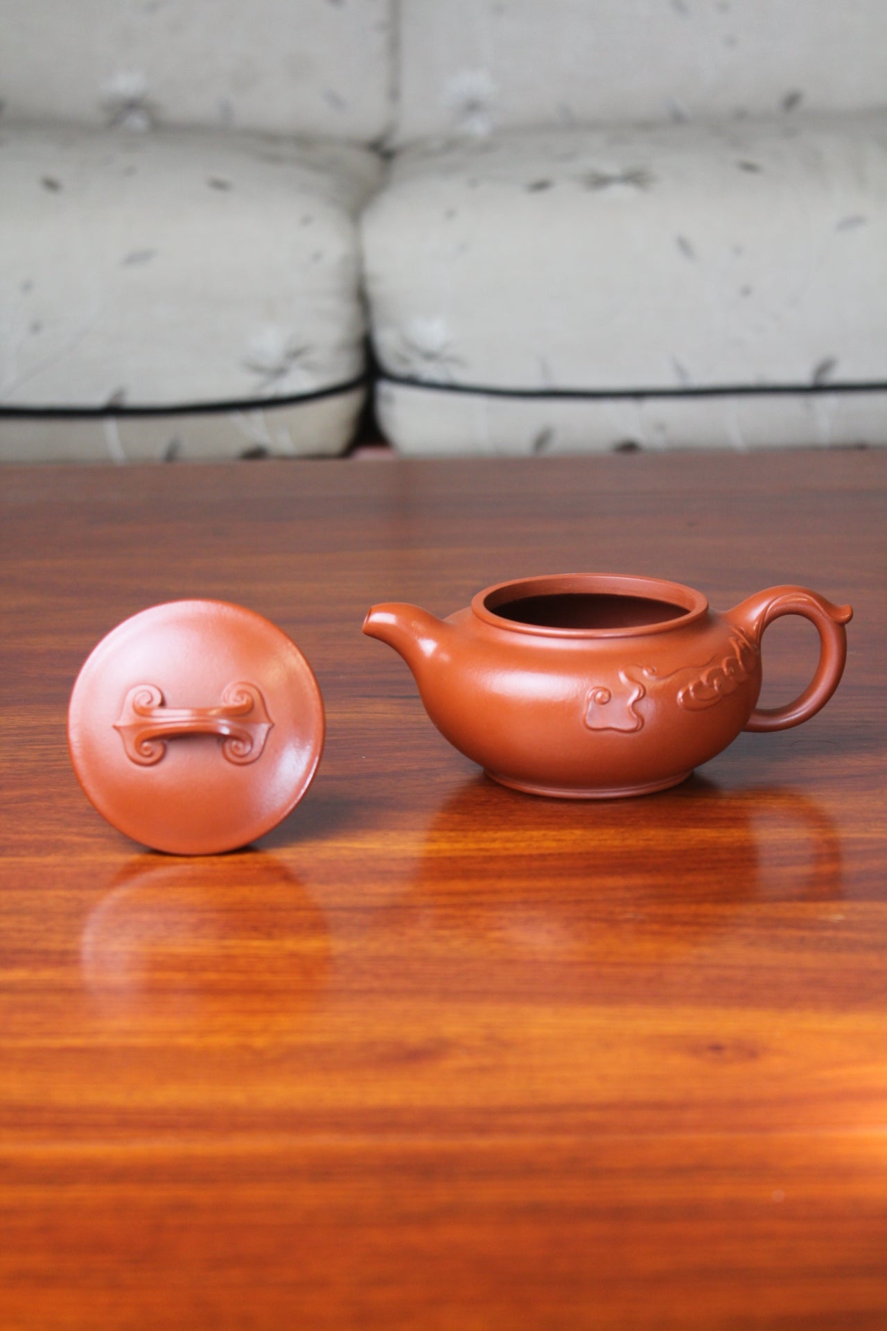 chinese yixing teapot lid