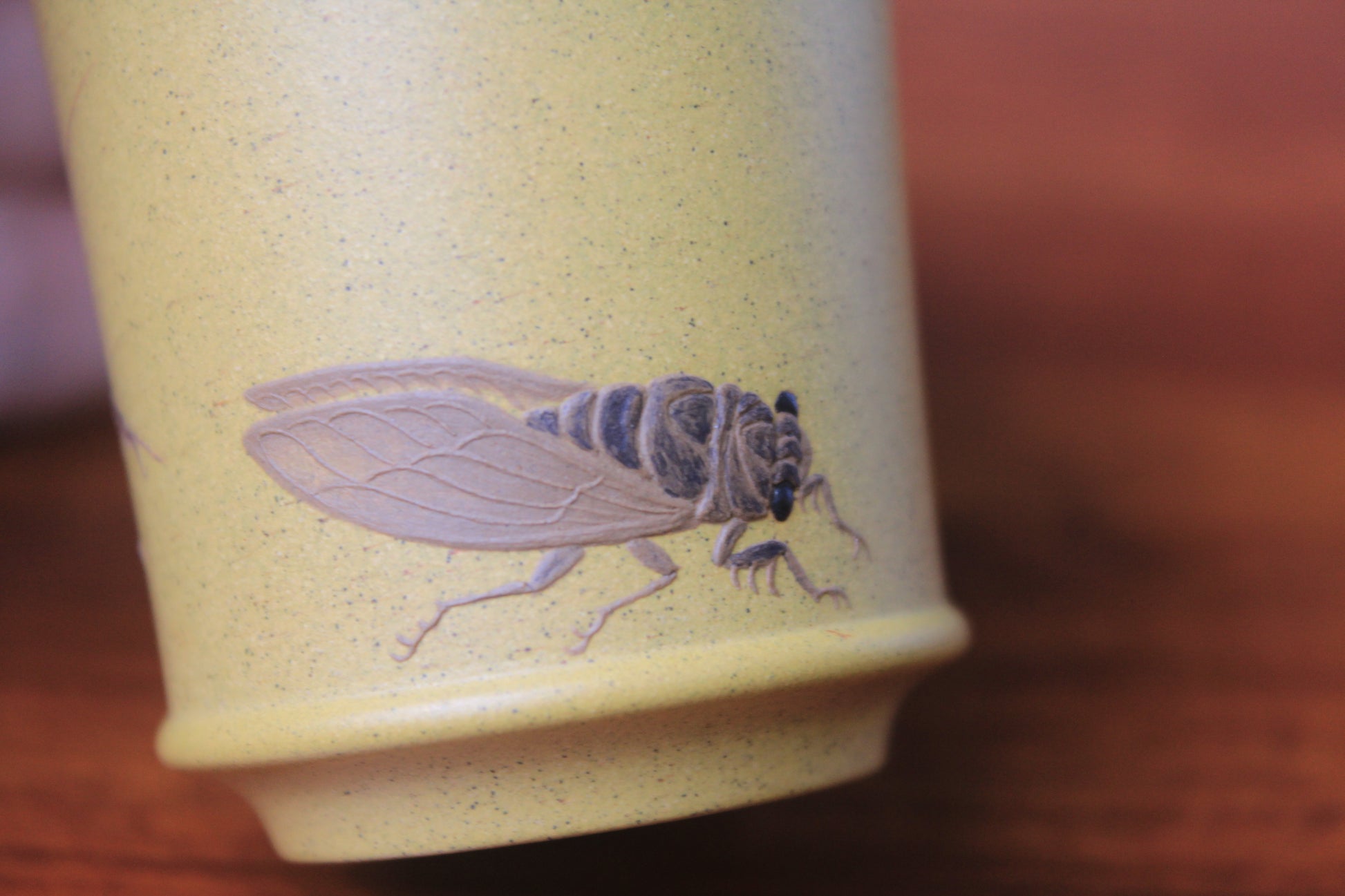 4 details of Clay teacup