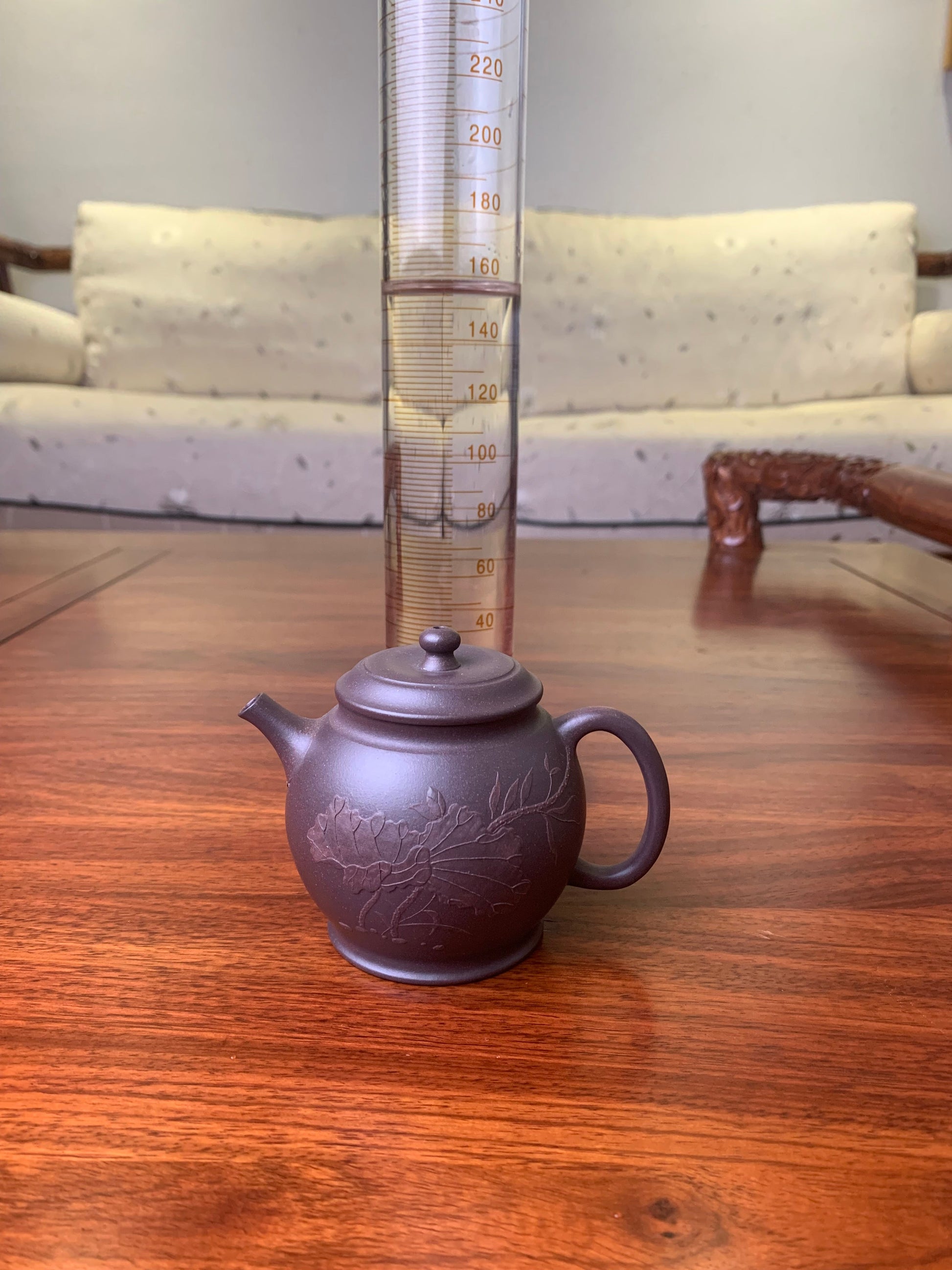 clay teapot lotus flower designs