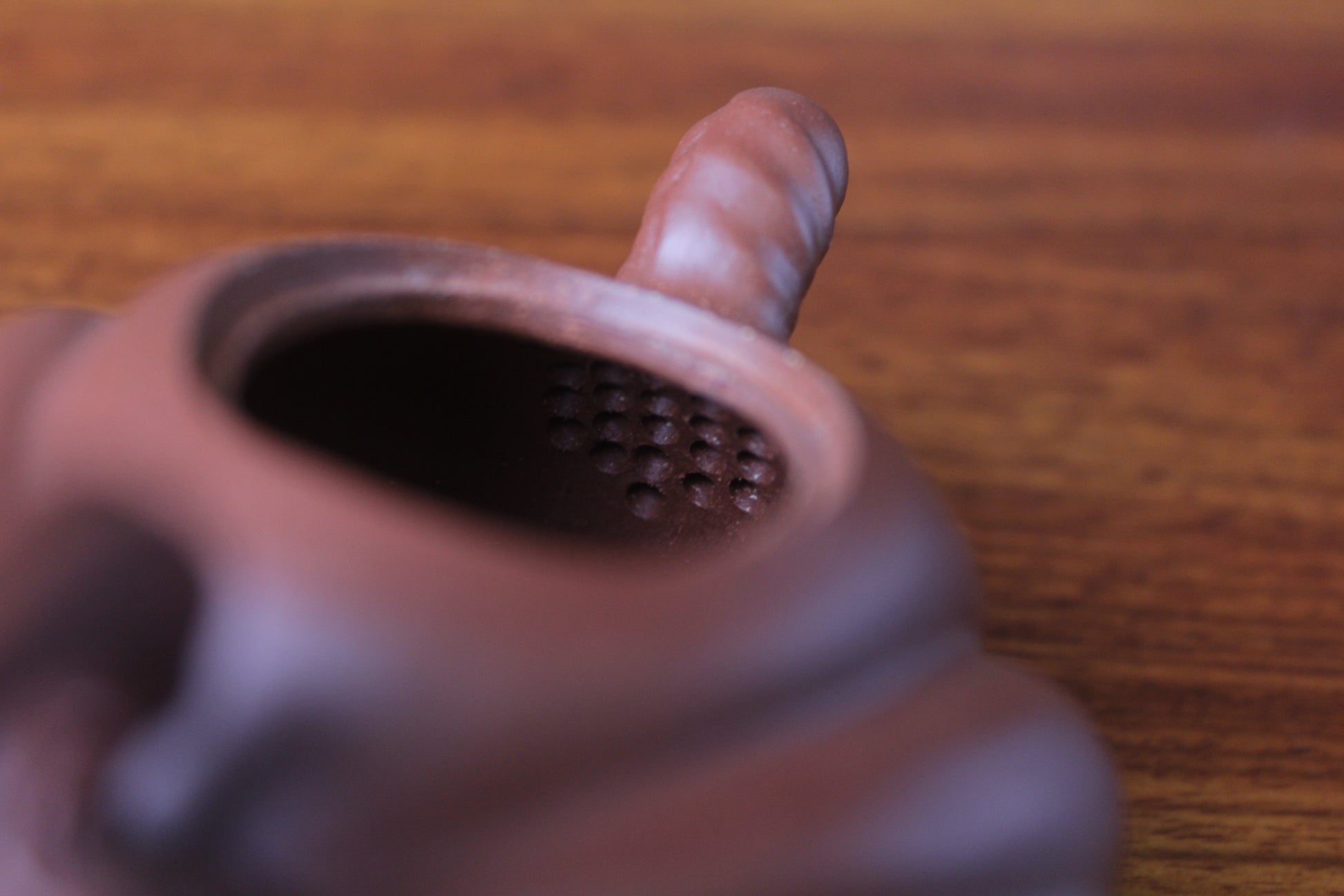 Filter of the Collectible teapot handmade by teapot artist