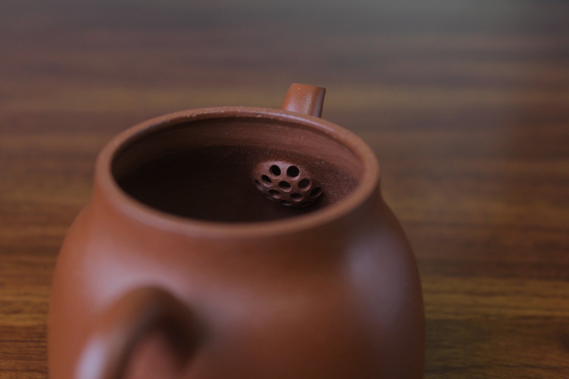 Filter of the Collectible teapot handmade with purple clay lao zhu ni