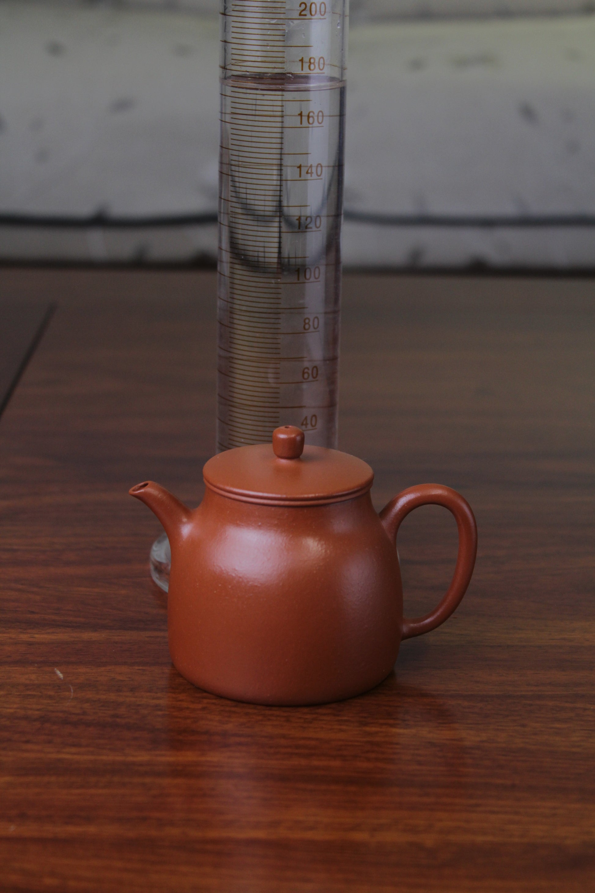 Size of the Collectible teapot handmade with purple clay lao zhu ni