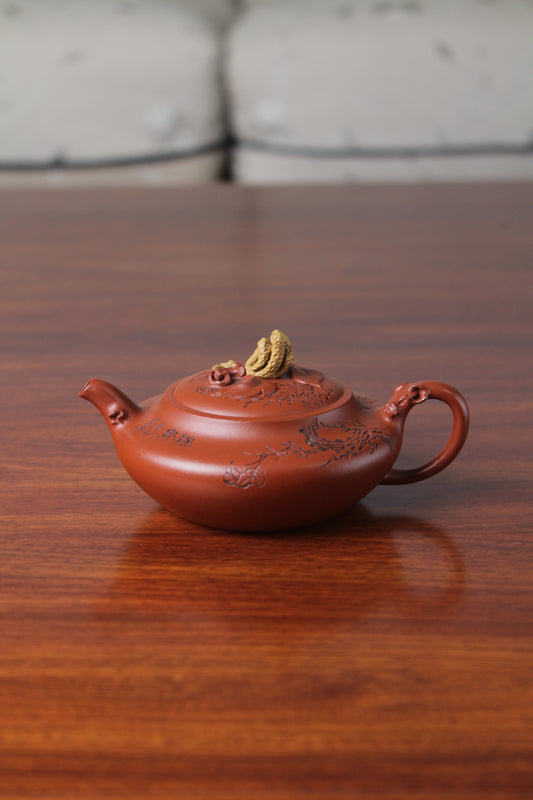 Yixing teapot Buddha's Hand fully handmade 125ml