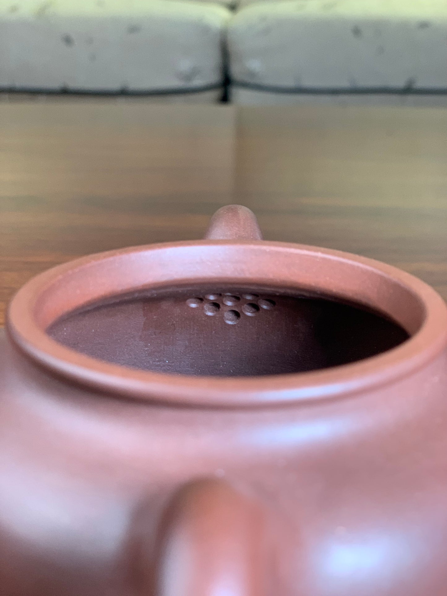 handmade yixing teapot artwork named duo zhi