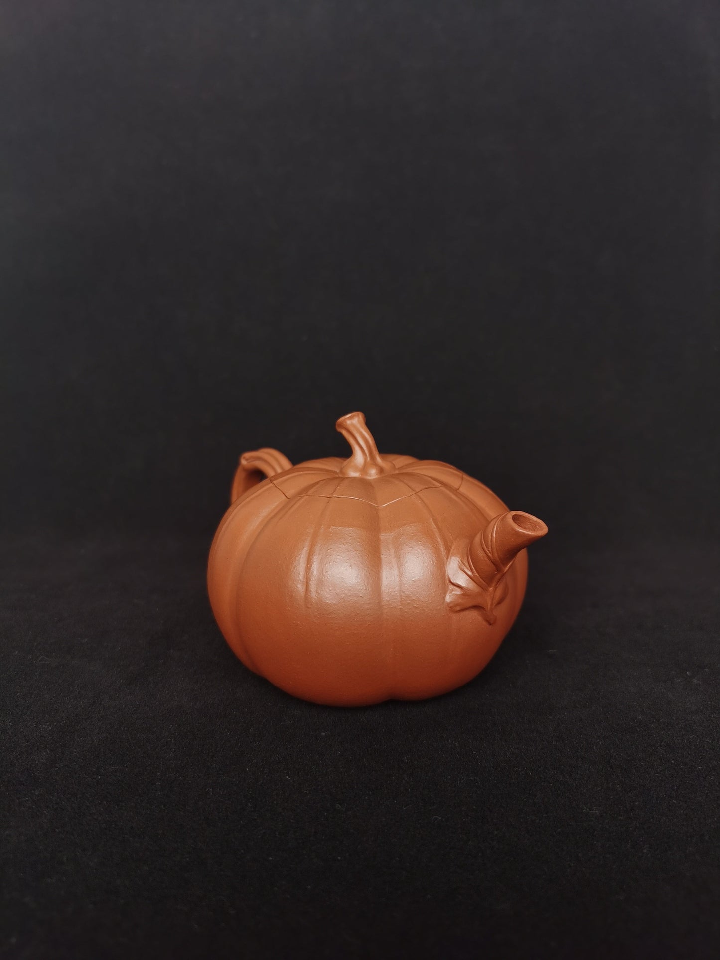 Pumpkin teapots vintage collectible teapot mouth