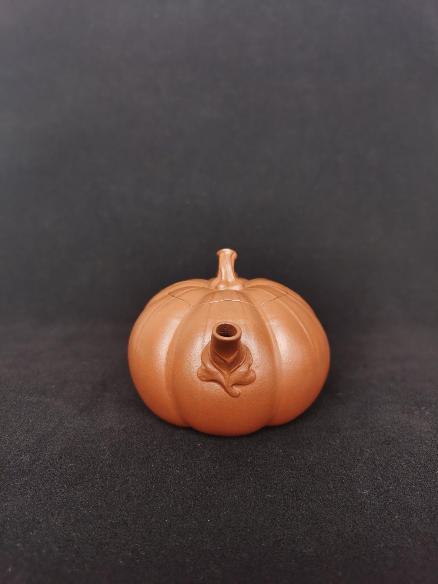 Pumpkin teapots vintage collectible teapot mouth details
