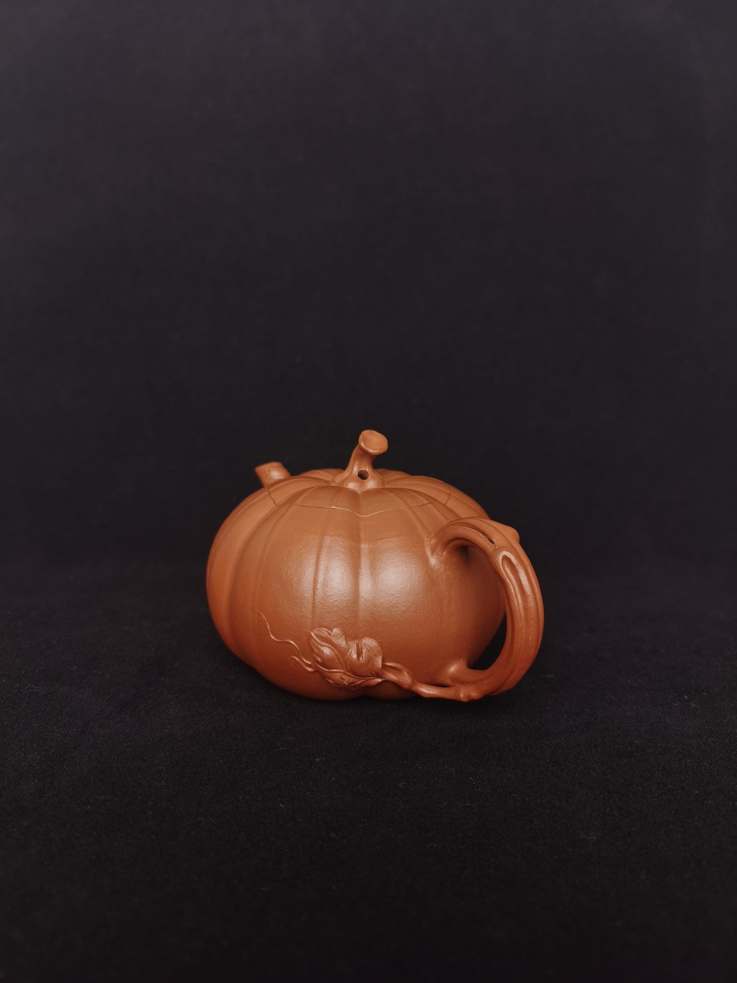 Pumpkin teapots vintage collectible teapot handle
