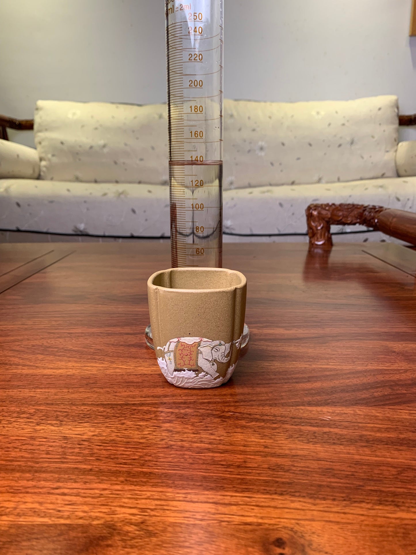 yixing teacup elephant size
