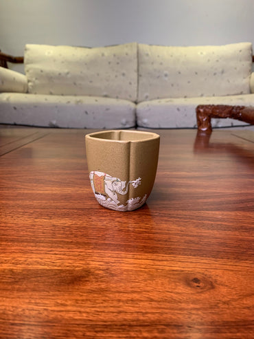 yixing teacup elephant side