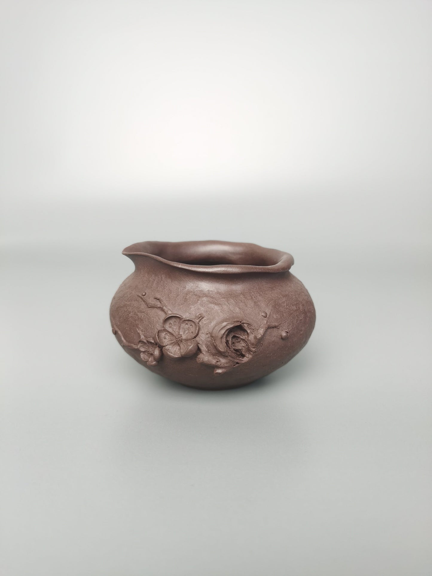 yixing teacup named bloom vintage style front