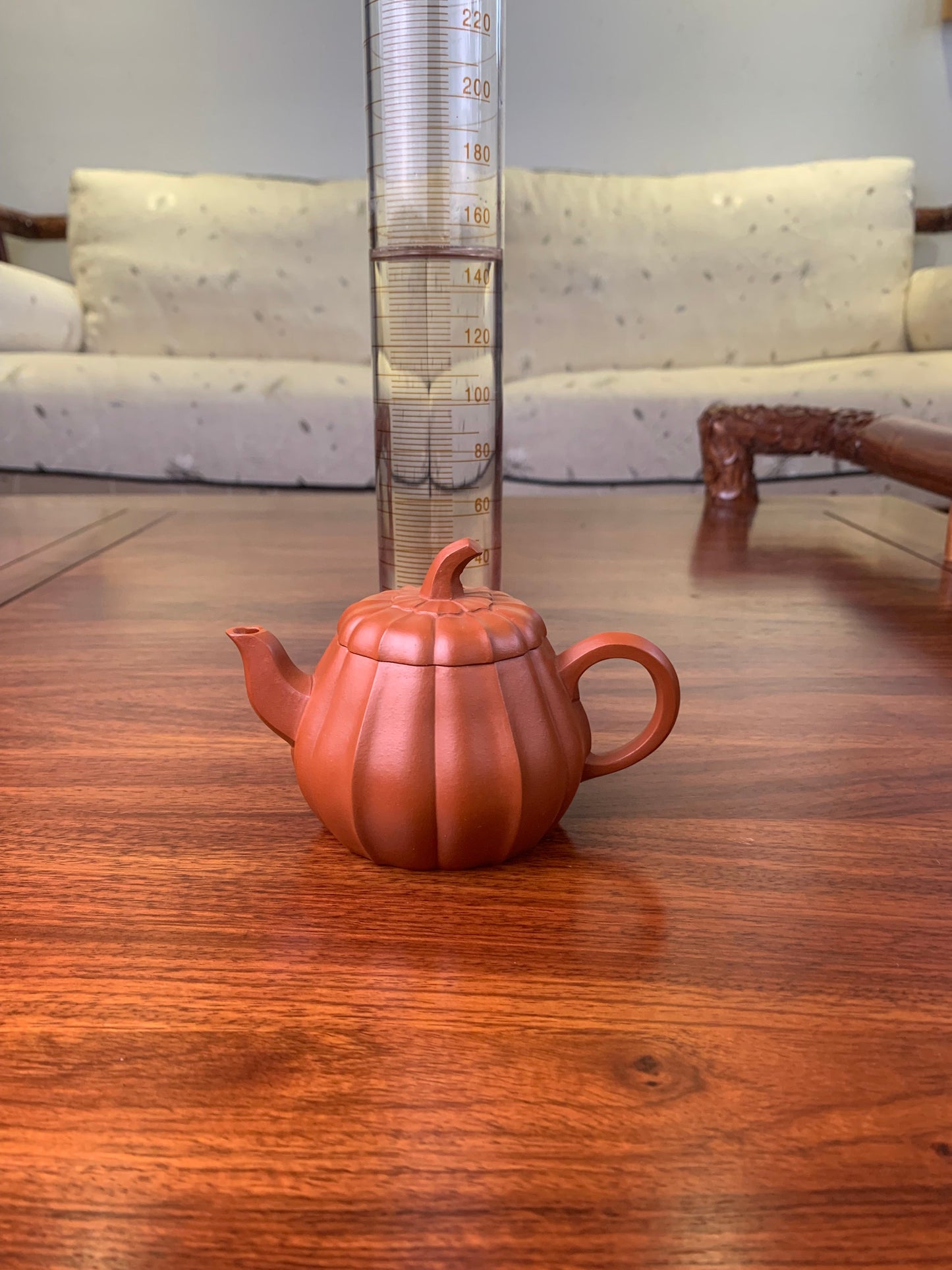 Pumpkin teapot collectible vintage teapot size