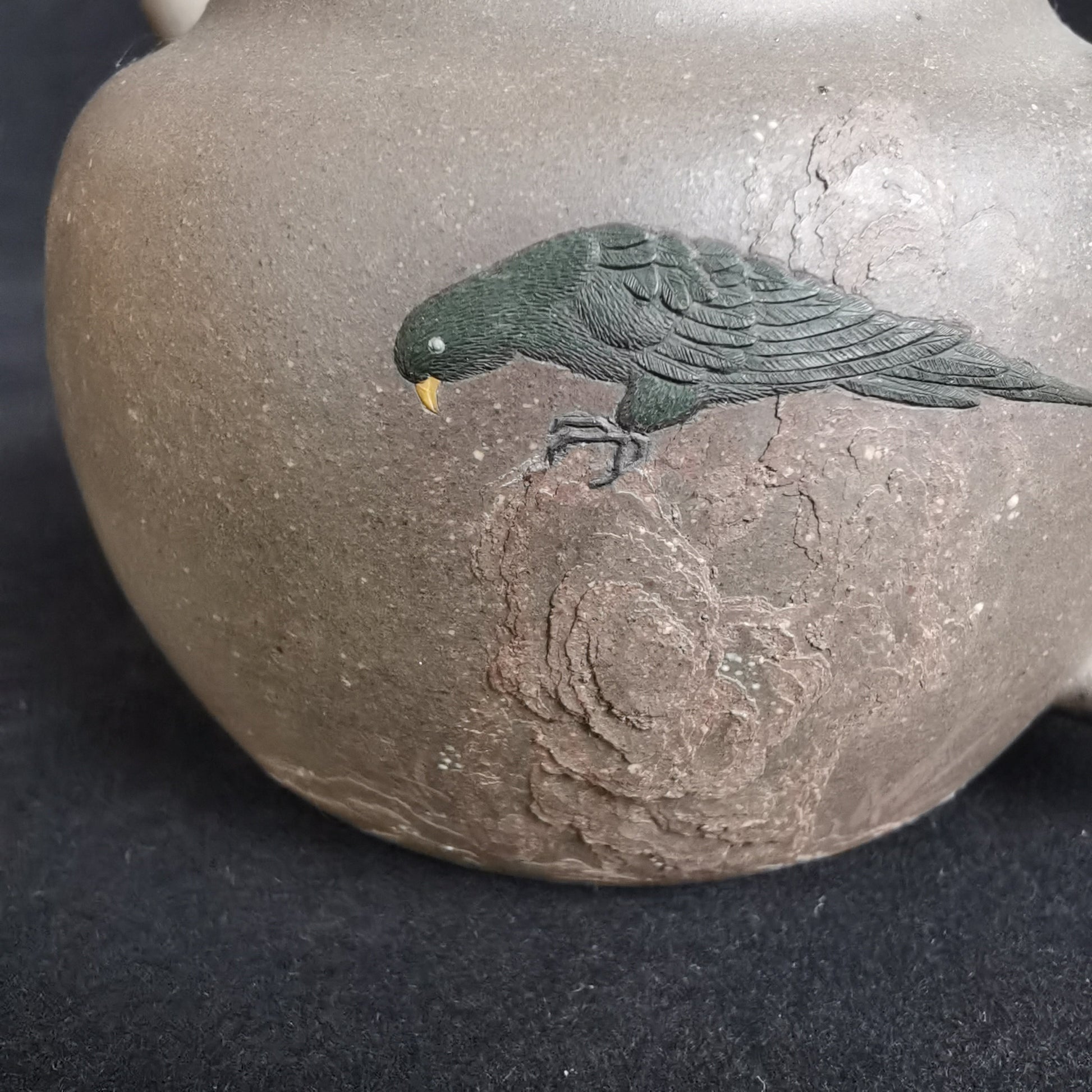 Teapot Artwork parrot from zisha art gallery detail4 | SiYuTao Teapot