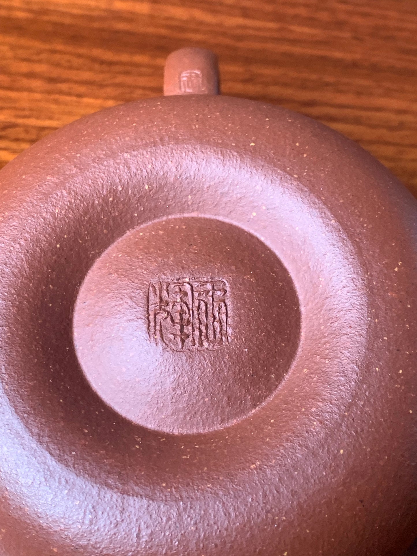 yixing teapot big mouth half handmade 130ml