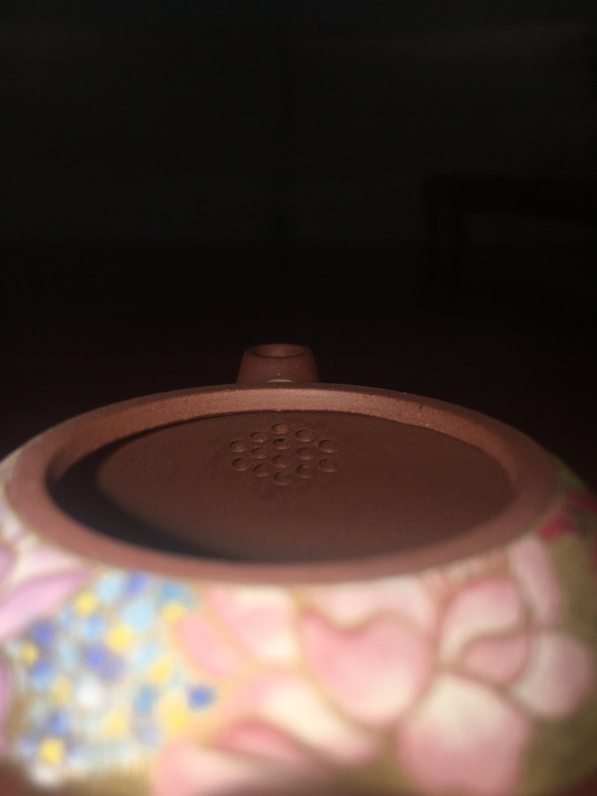 Yixing teapot flower 150ml fully handpainted - SiYuTao Teapot