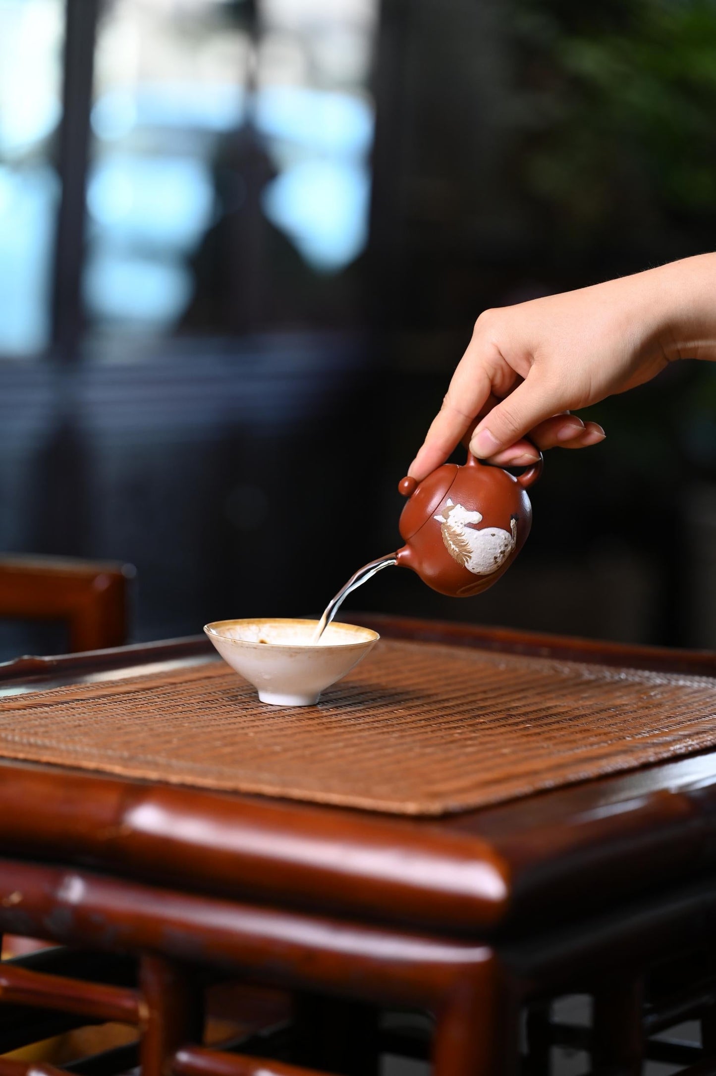yixing tea pot, the horse for one person pour