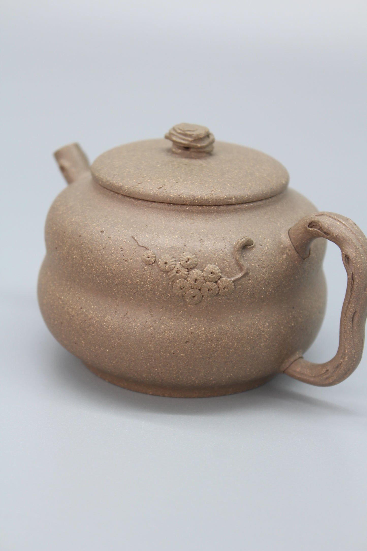 Artistic Yixing teapot detail