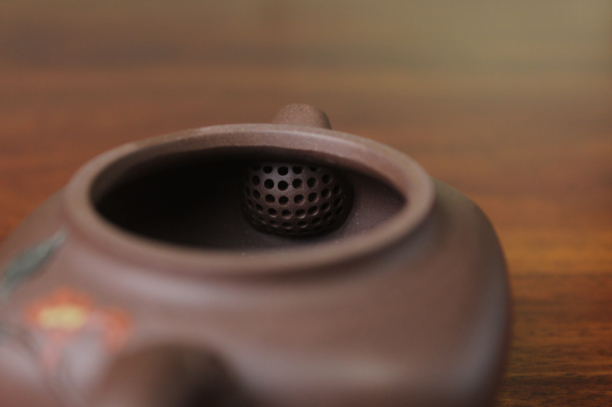 Filter of the yixing teapot named flower