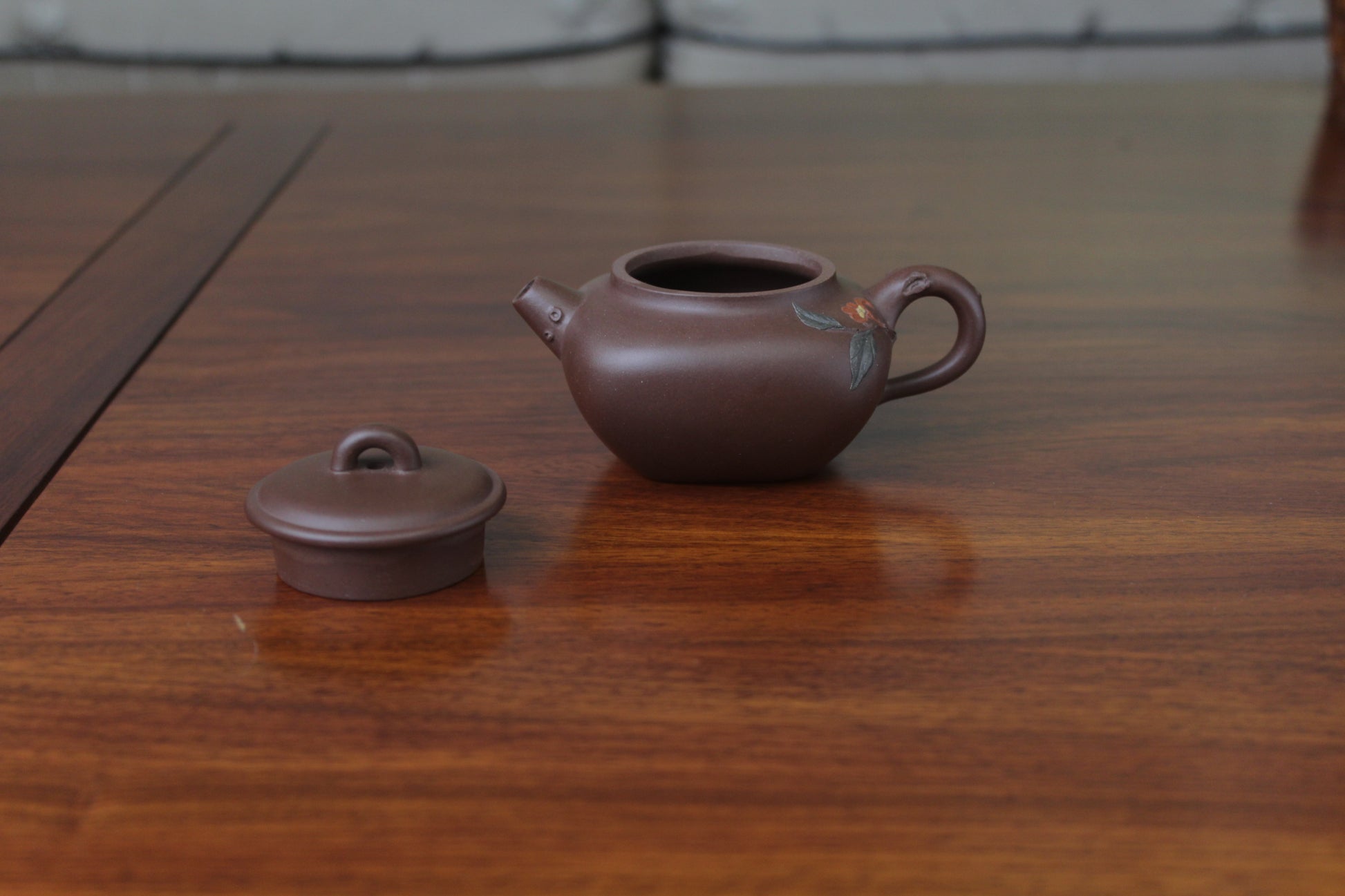 Details of yixing teapot named flower