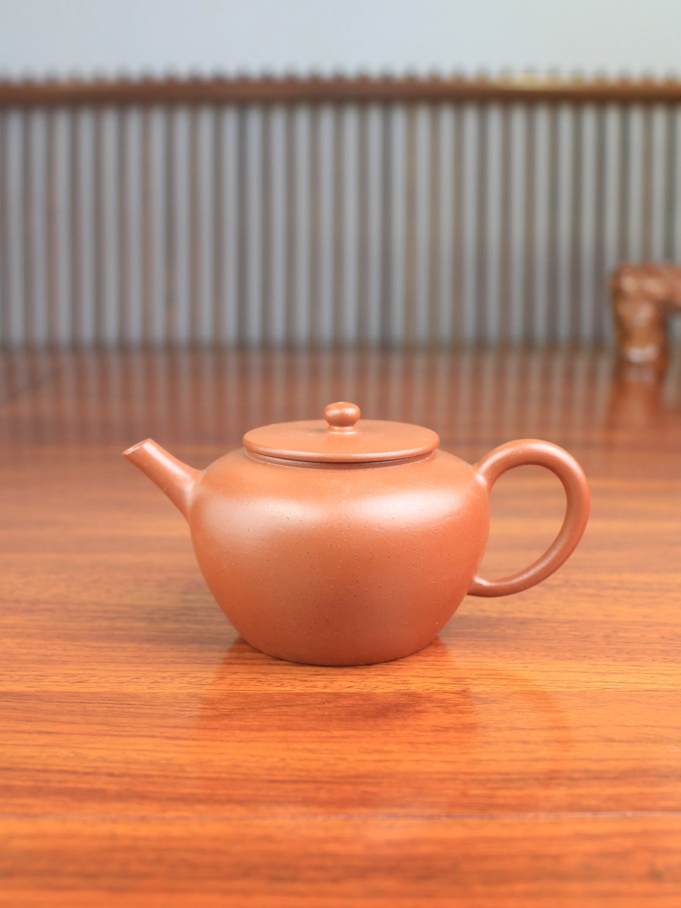 yixing clay teapot shui ping on the table