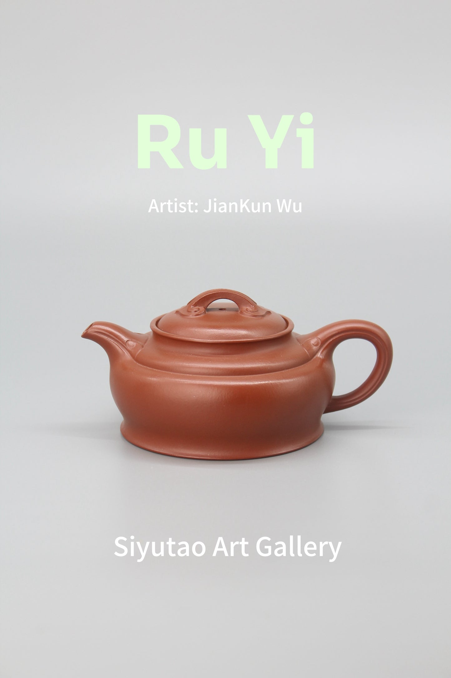 chinese yixing teapot ru yi fully handmade by artist details