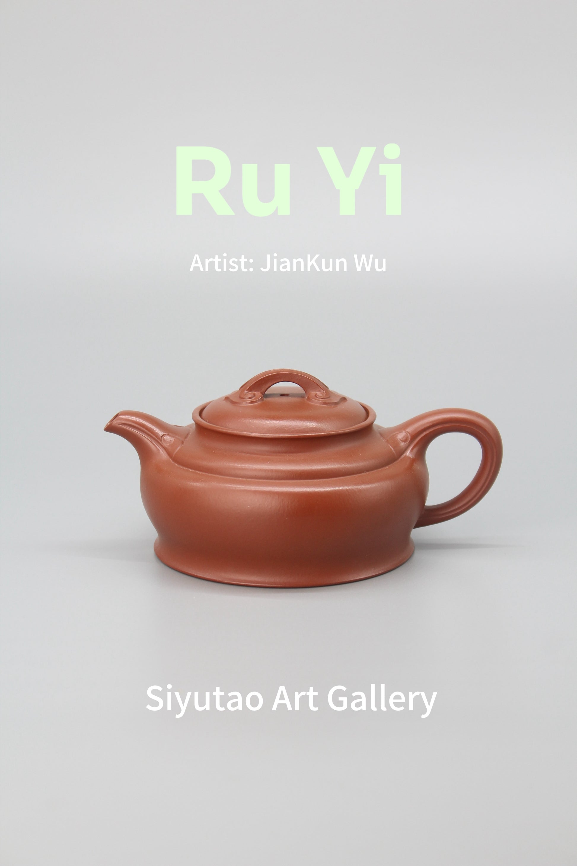 chinese yixing teapot ru yi fully handmade by artist details