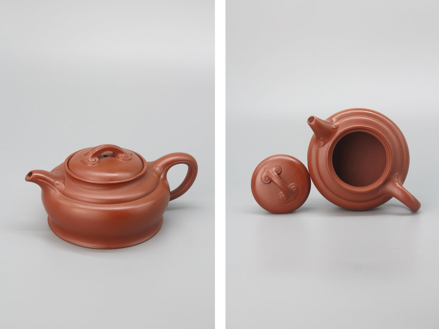 chinese yixing teapot ru yi fully handmade by artist details 3