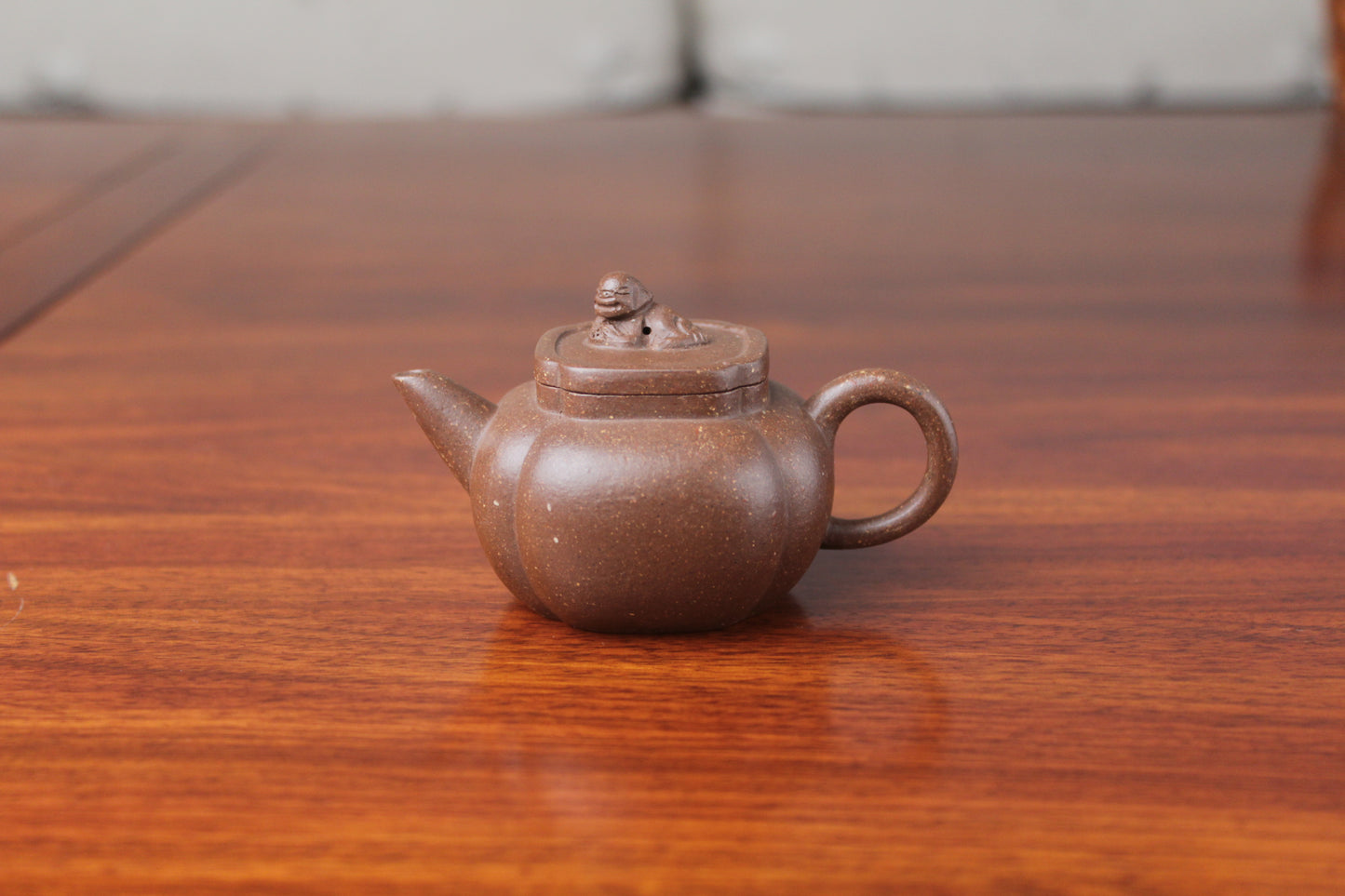 Yixing teapot shi qiu half handmade 58ml