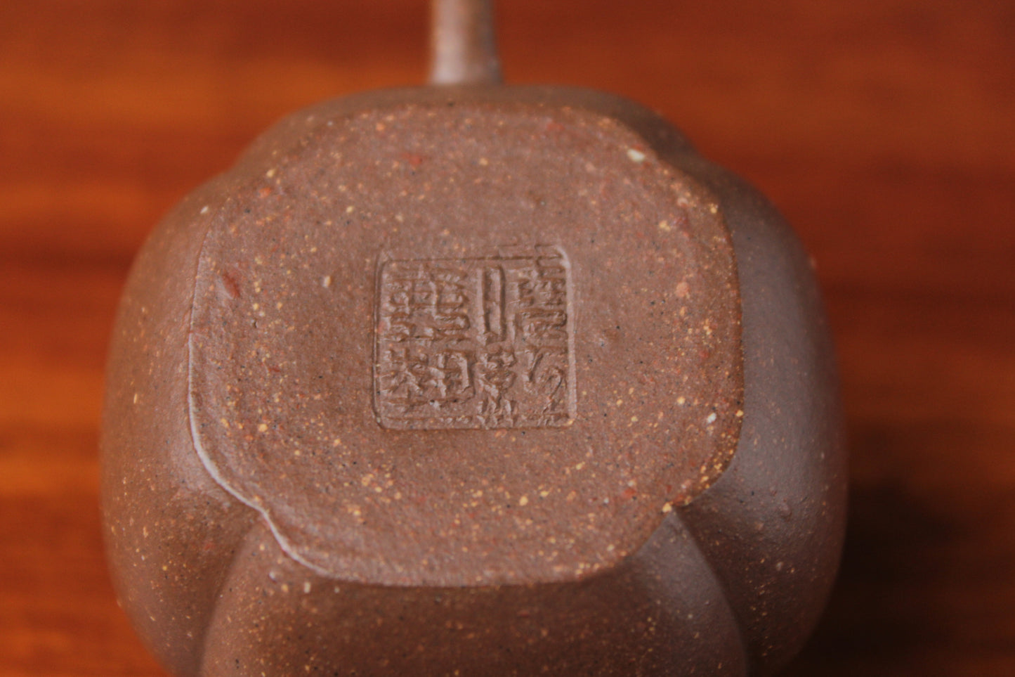 Yixing teapot shi qiu half handmade 58ml