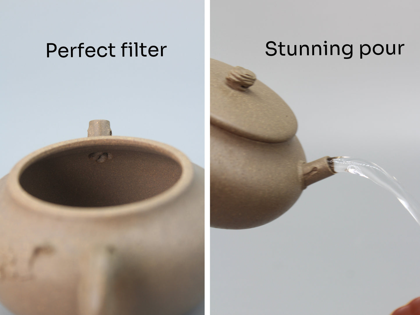 yixing teapot, fully handmade from purple clay detail 6