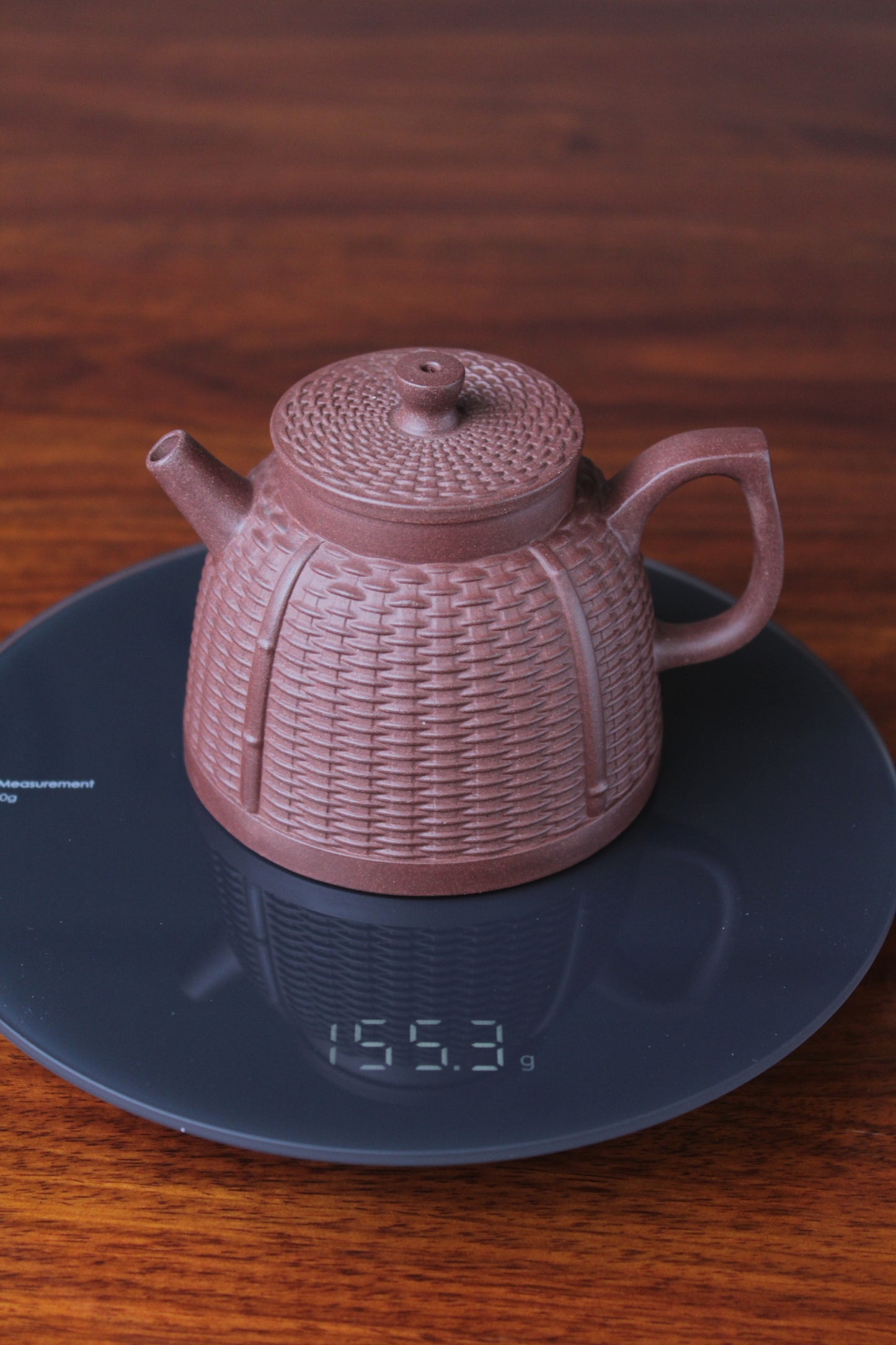 yixing teapot zhu bian half handmade 170ml